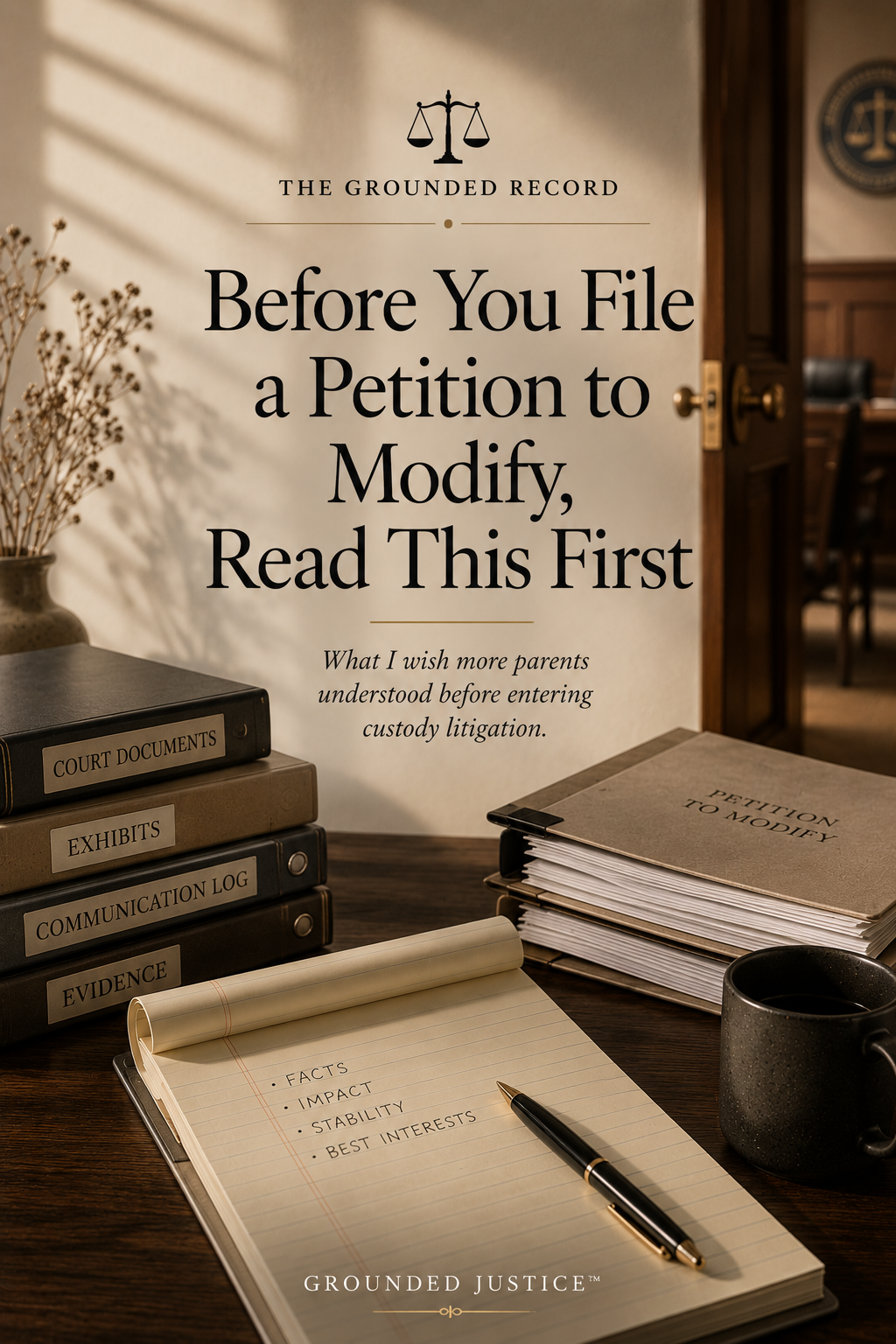 Before You File a Petition to Modify, Read This First