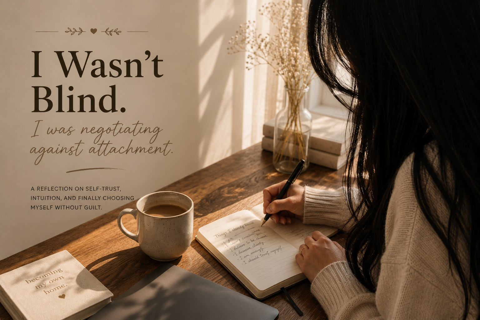 I Wasn't Blind. I Was Negotiating Against Attachment.