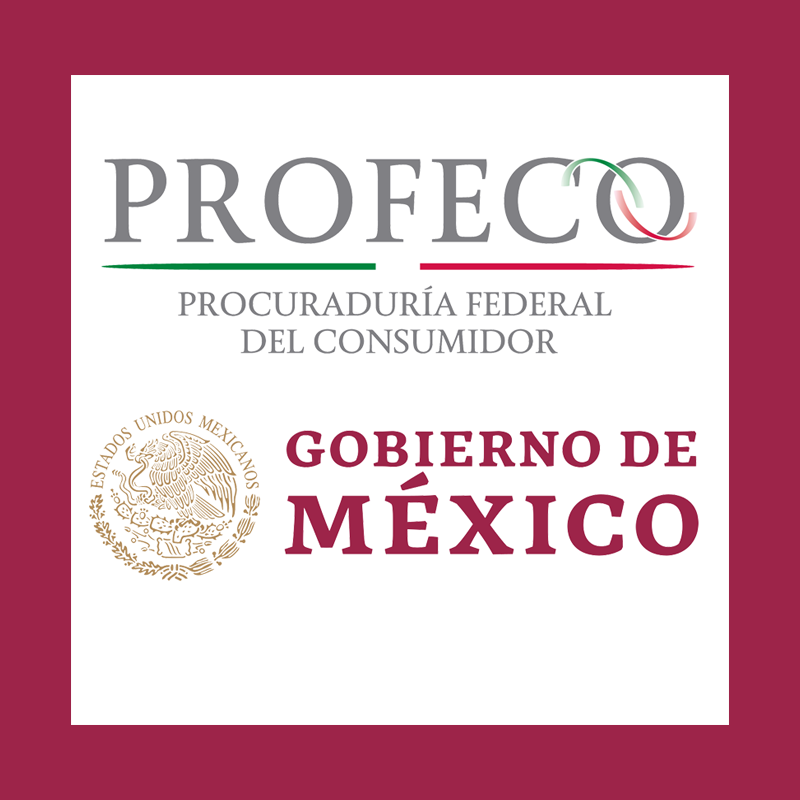 Logo of PROFECO (Federal Consumer Prosecutor's Office) with the Mexican government emblem and text.