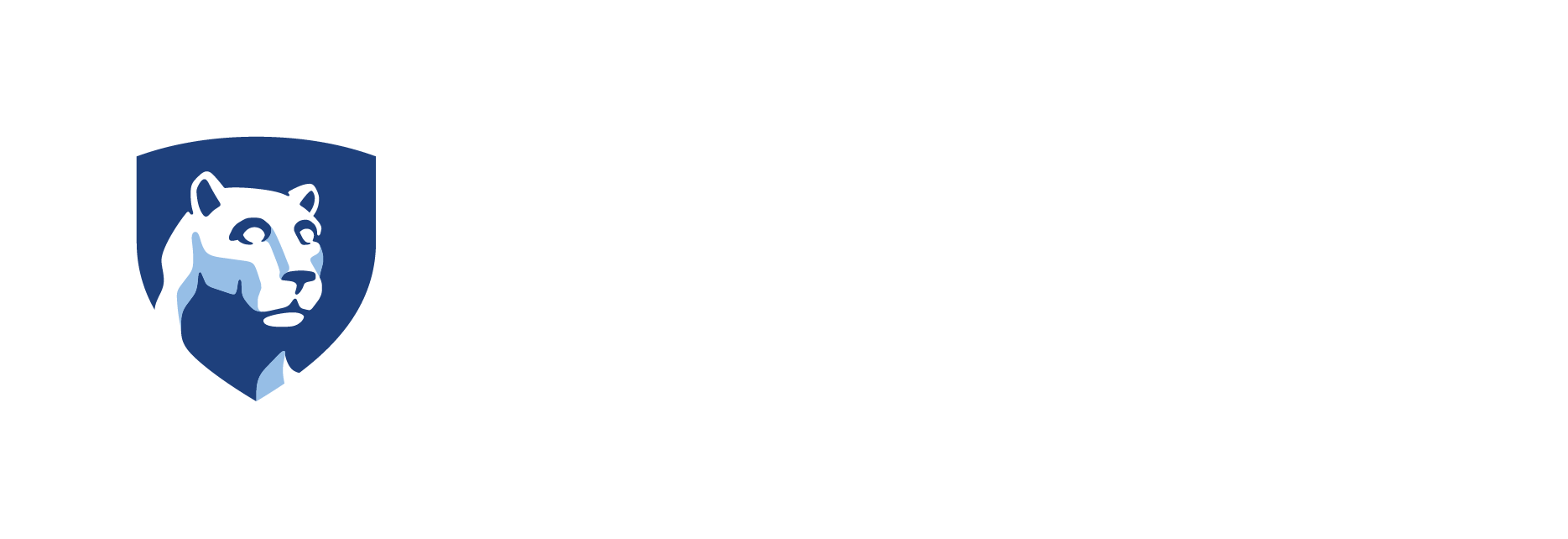 Penn State Schreyer Honors College logo featuring a stylized lion's head shield and text.