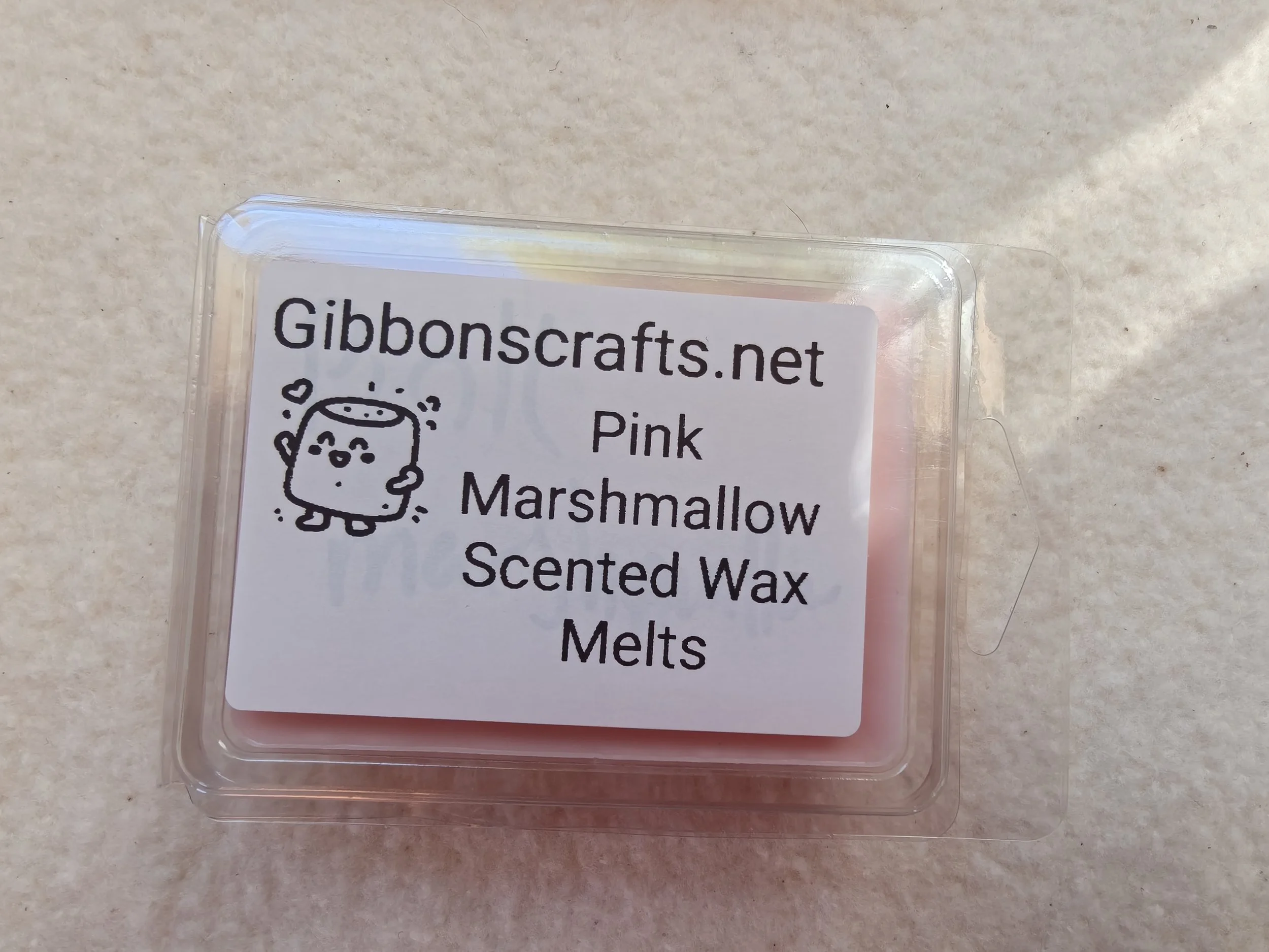 Pink Marshmallow Scented Wax Melts