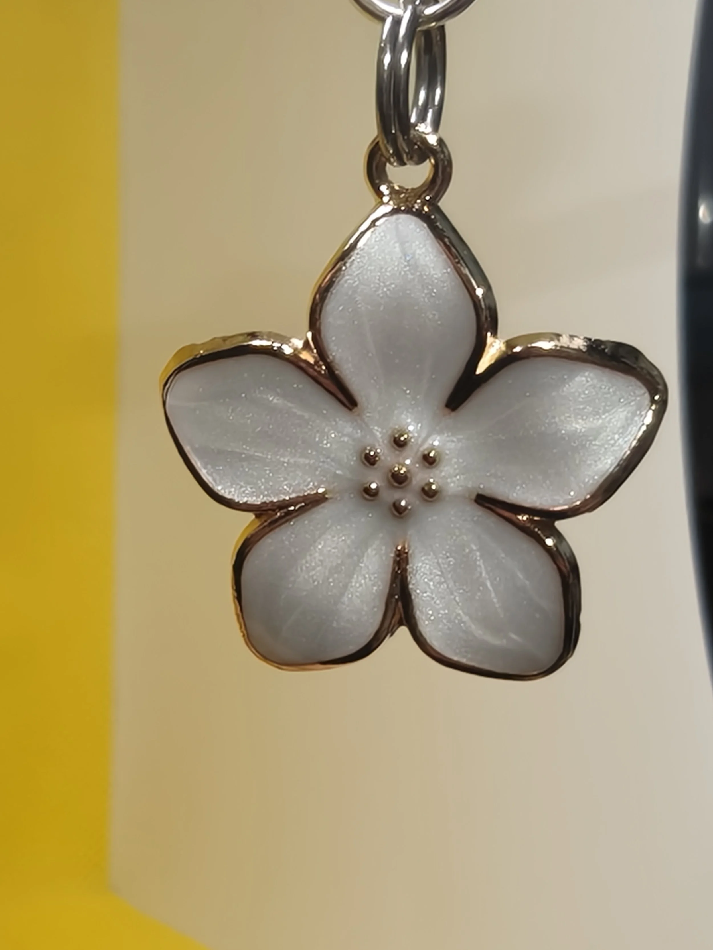 Enamel Flower Necklace