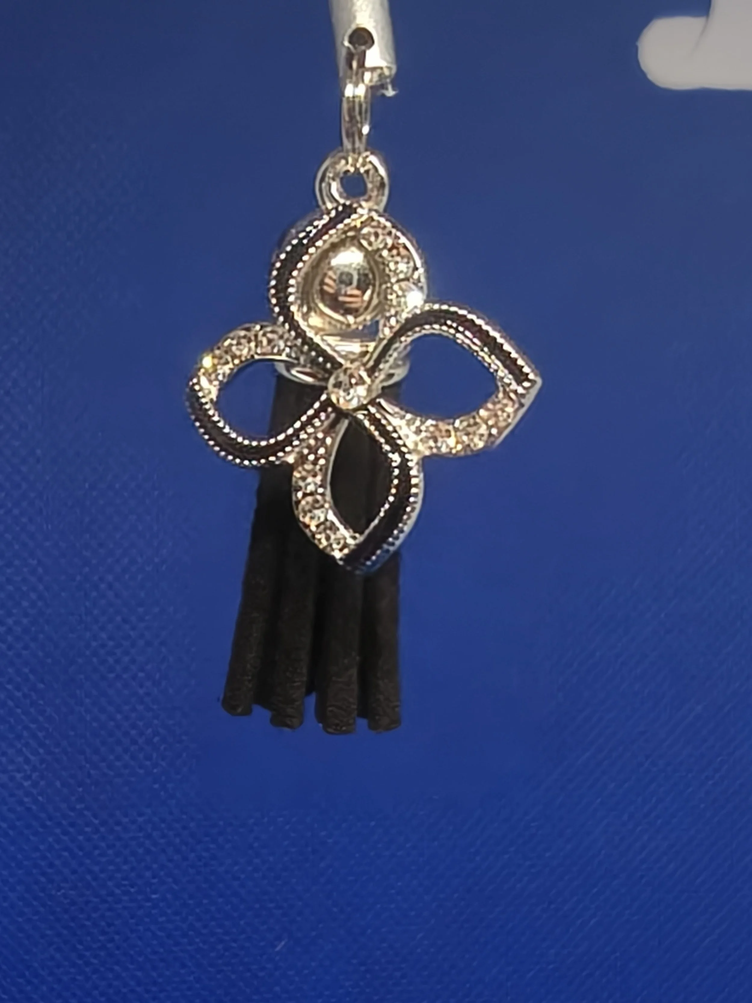 Metal Flower Bag Charm