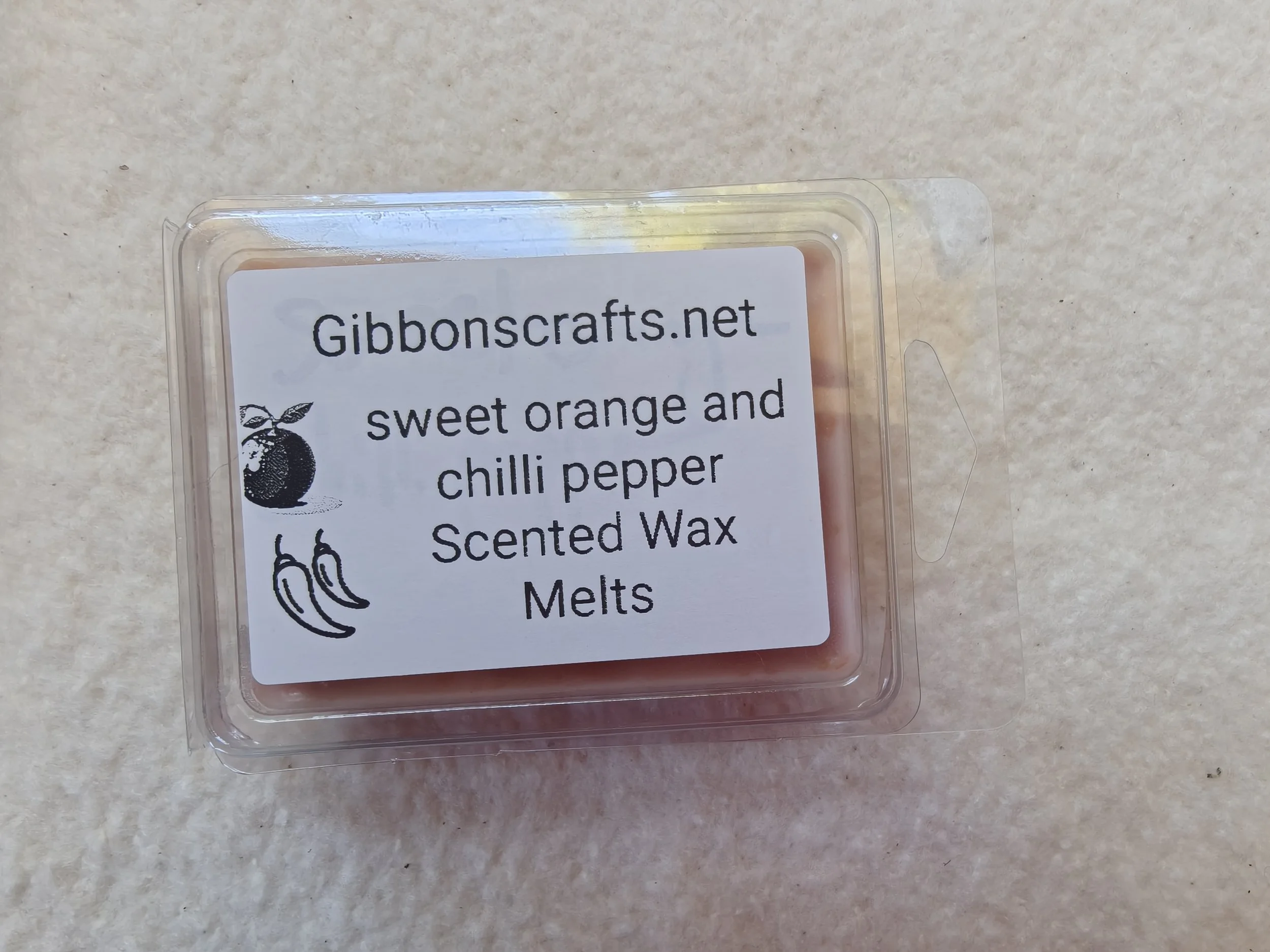 Sweet Orange and Chilli Pepper Scented Wax Melts
