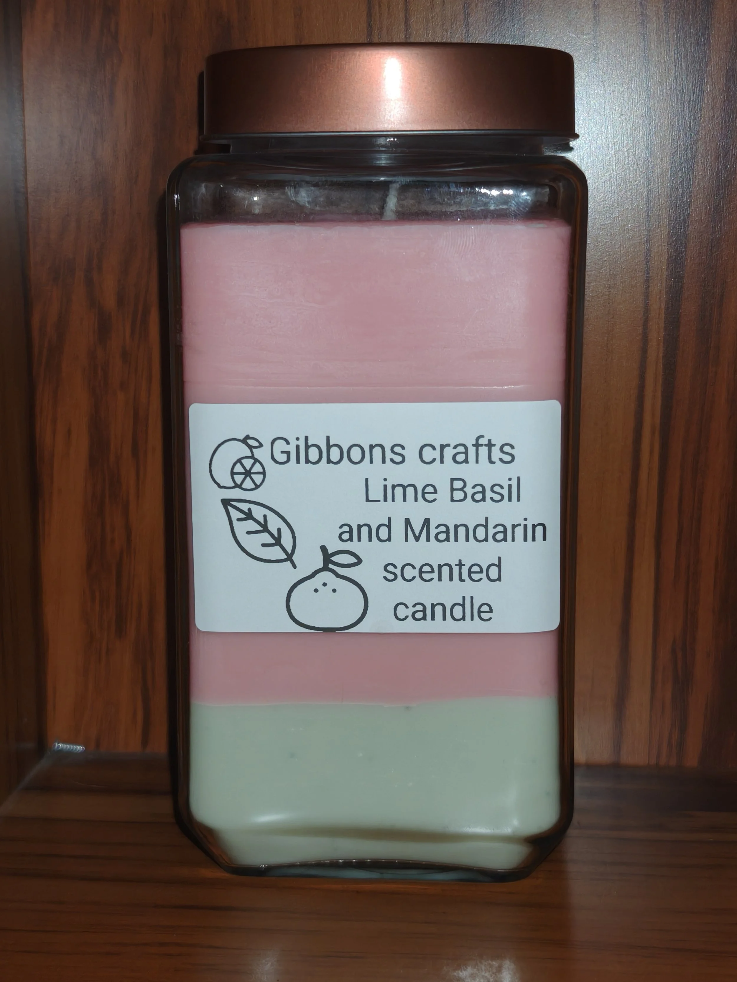 Very Large Glass candle