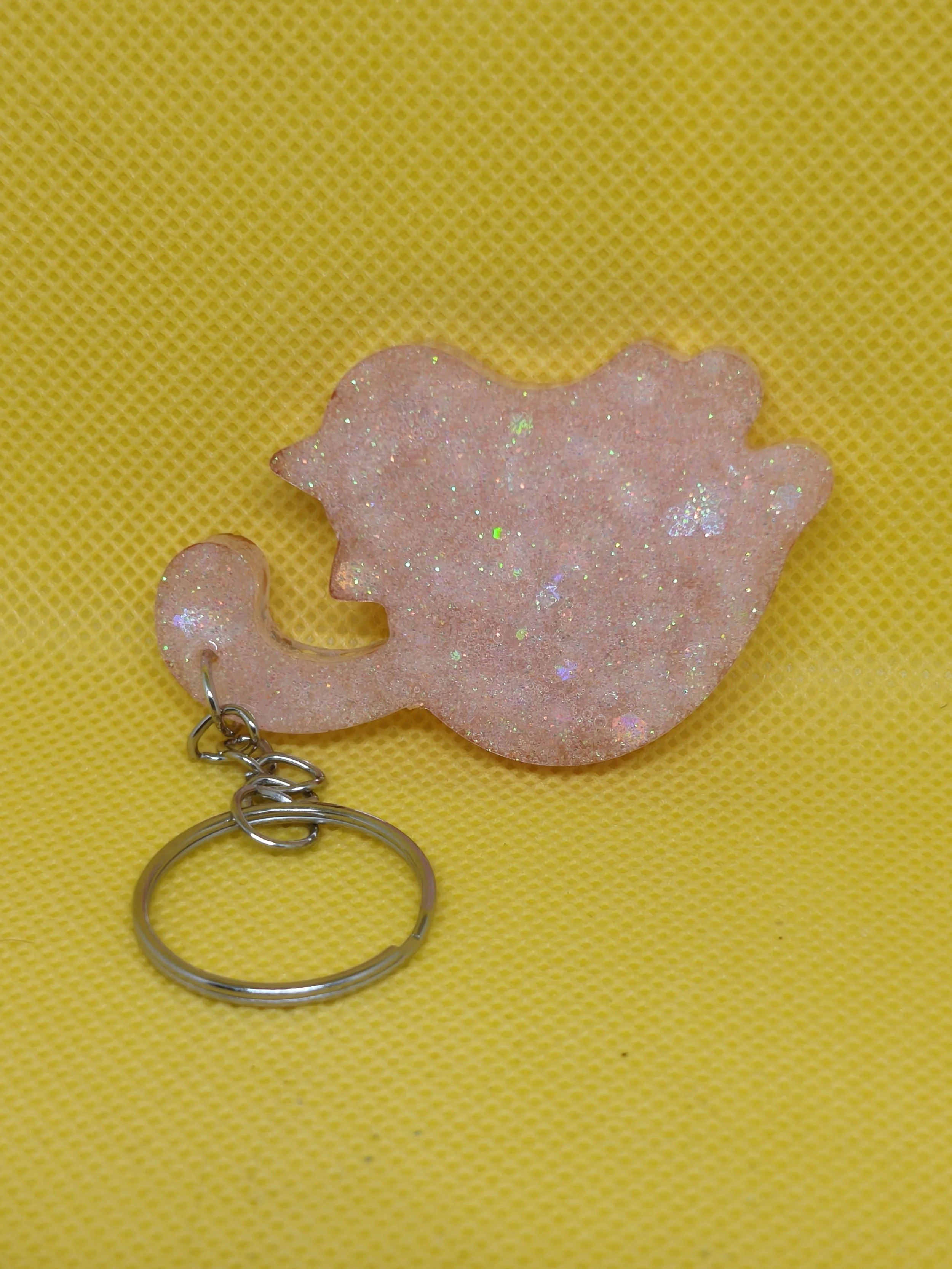 Resin Cat Key Chain