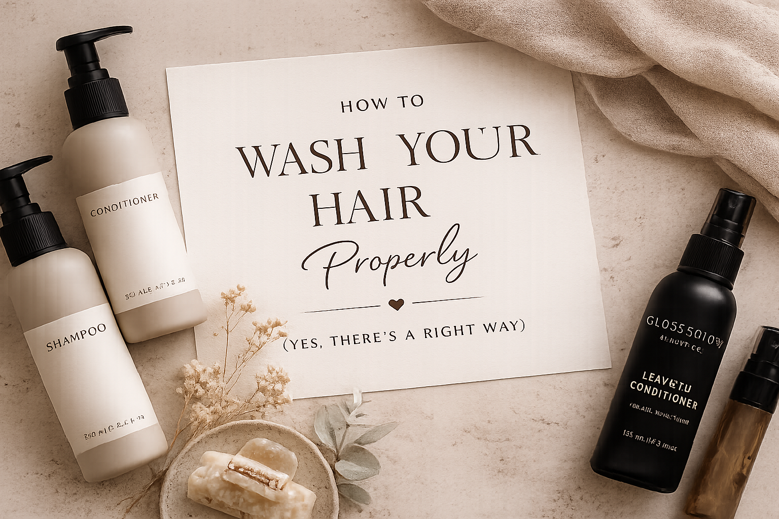 How to Wash Your Hair Properly (Yes, There's a Right Way)