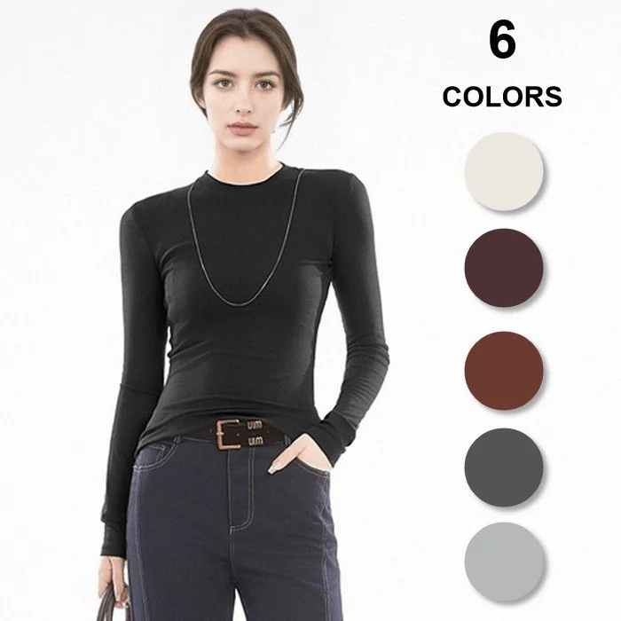 レディース用クルーネックニットインナー