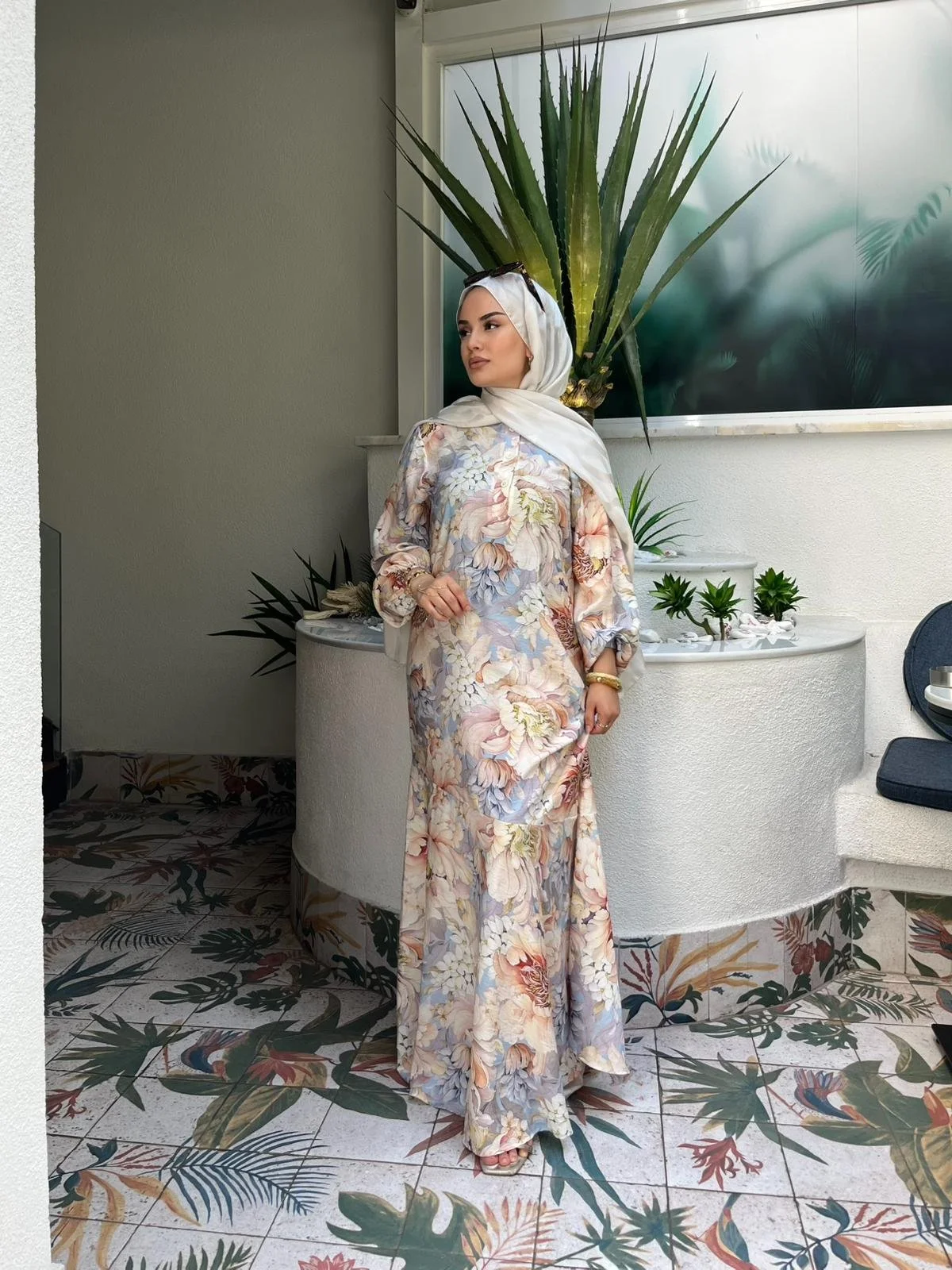 Flower Pattern Dress