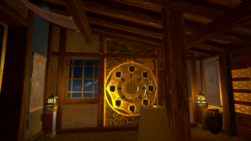 Puzzle your way out of locked room with ninjutsu magic!