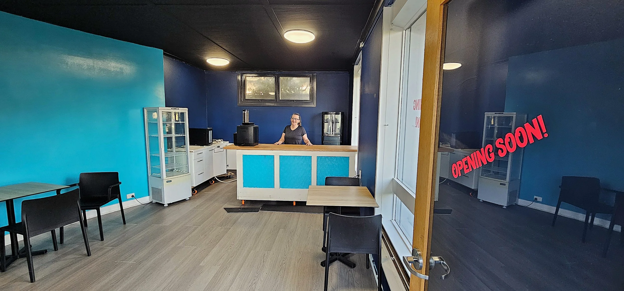 front counter and cafe area at dropbear hq