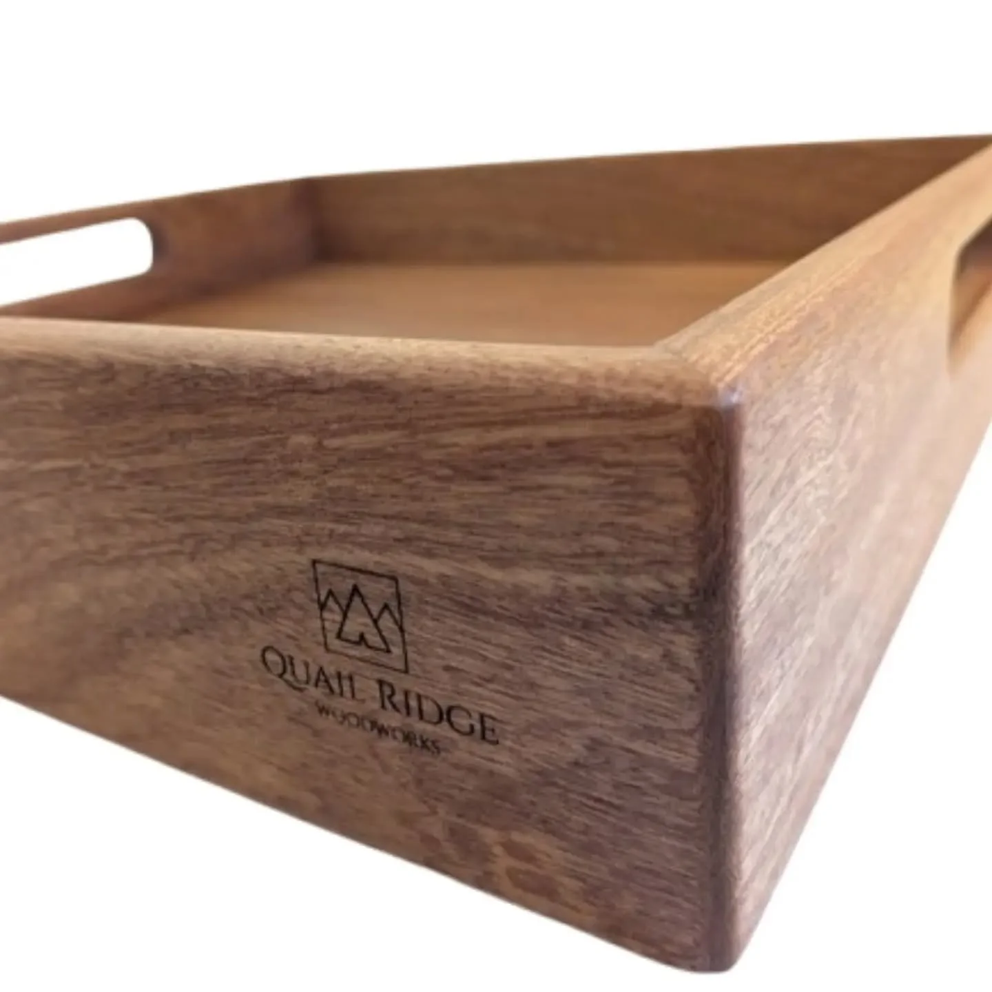 ​Warm tones, rich grain, and clean continuous miters. 🪵✨

​Fresh off the bench: a custom 15 7/8" x 15 7/8" x 3" serving tray handcrafted from solid sapele. From routing out comfortable integrated handles to applying that final protect
