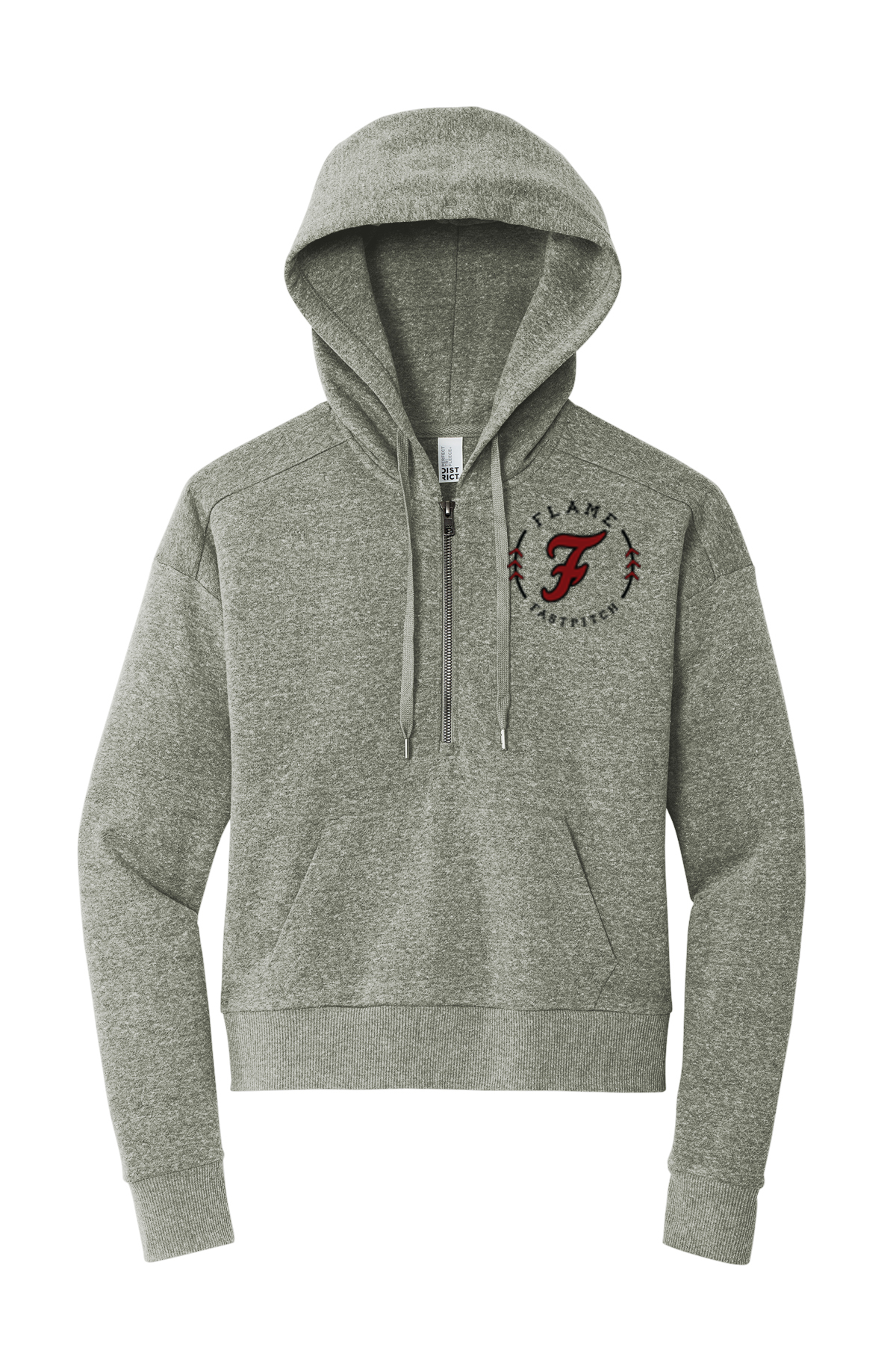Womens Perfect Tri-Fit Hooded Pullover DT1311 - Grey Frost.png