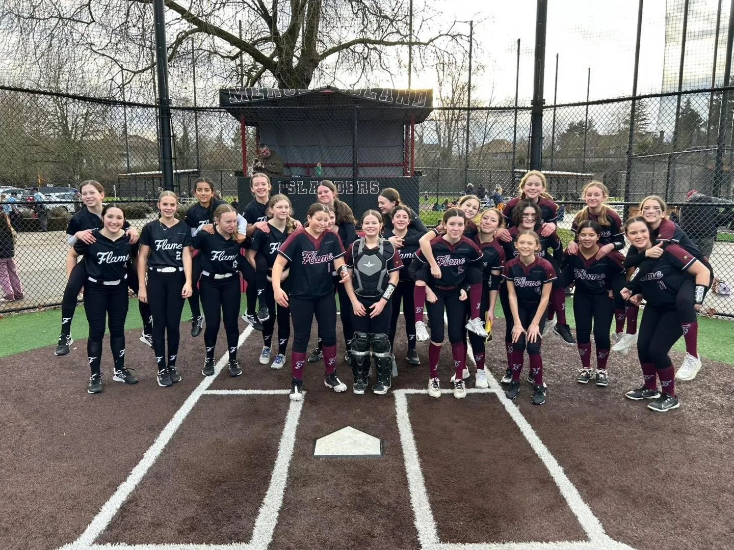 Off-season doesn&rsquo;t mean we take days off! Flame hosted a 4-team 12U scrimmage at the South Mercer Playfields over the weekend. Pictured are 12U Ingram and Snake.