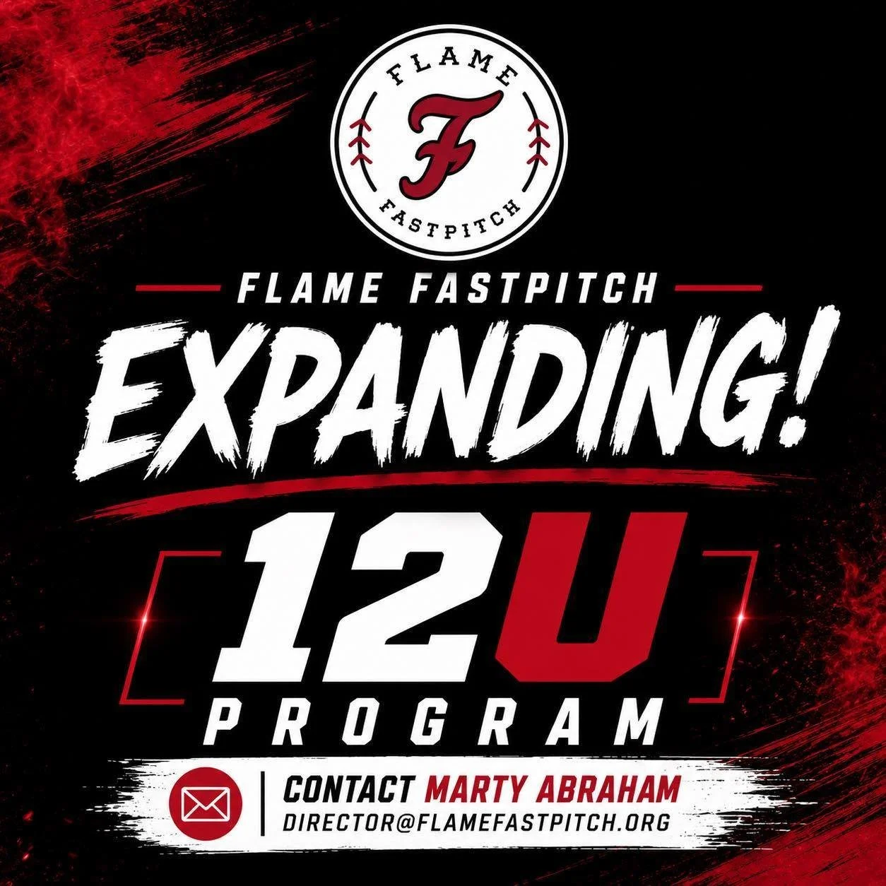 Flame Fastpitch is expanding and seeking dedicated coaches for our 12U program. We're looking for coaches who bring passion, a strong work ethic, competitive drive, and a commitment to teaching softball fundamentals. Our Bellevue indoor training faci