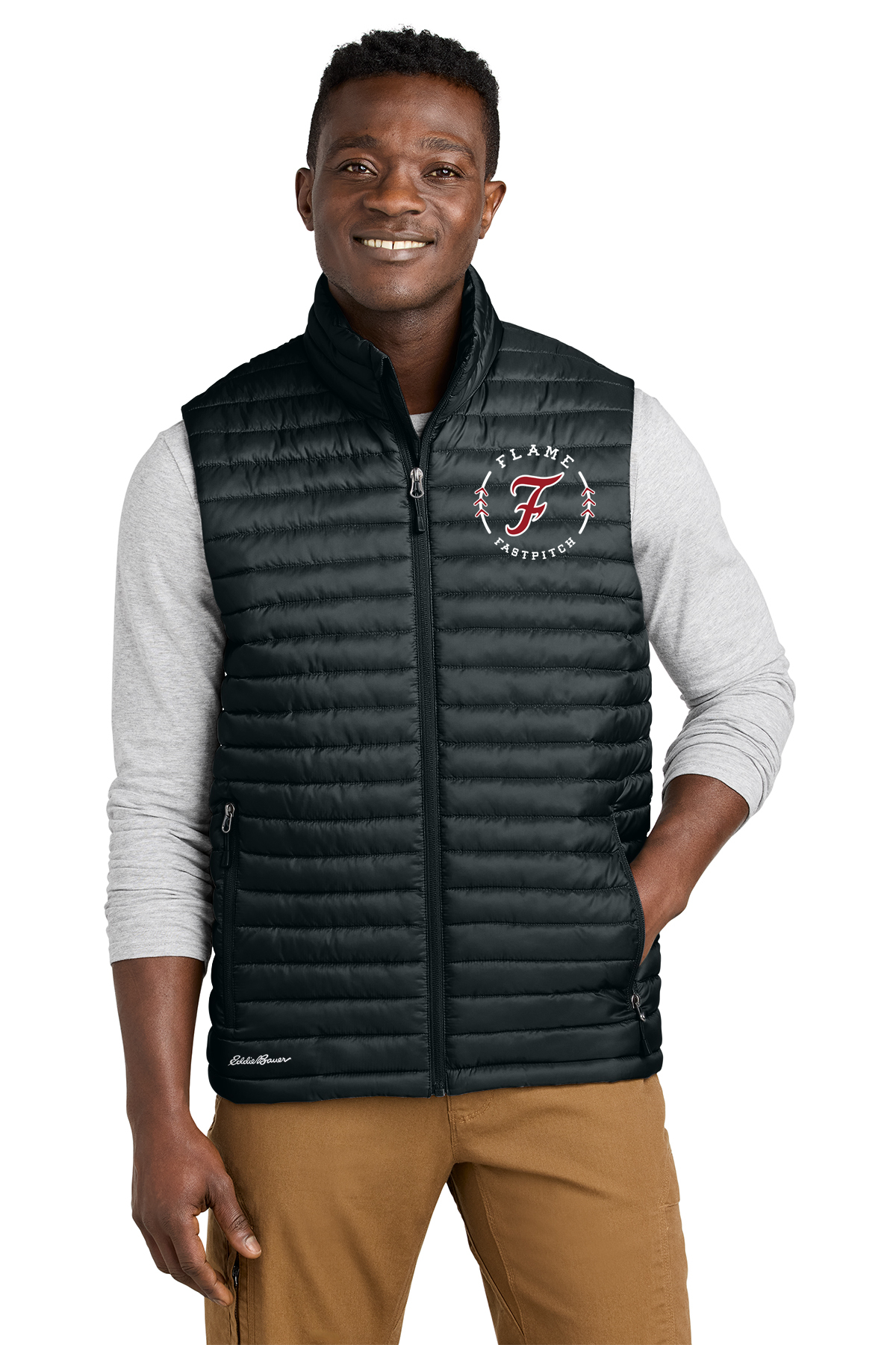 Eddie Bauer Mens Quilted Vest EB516 Black.png