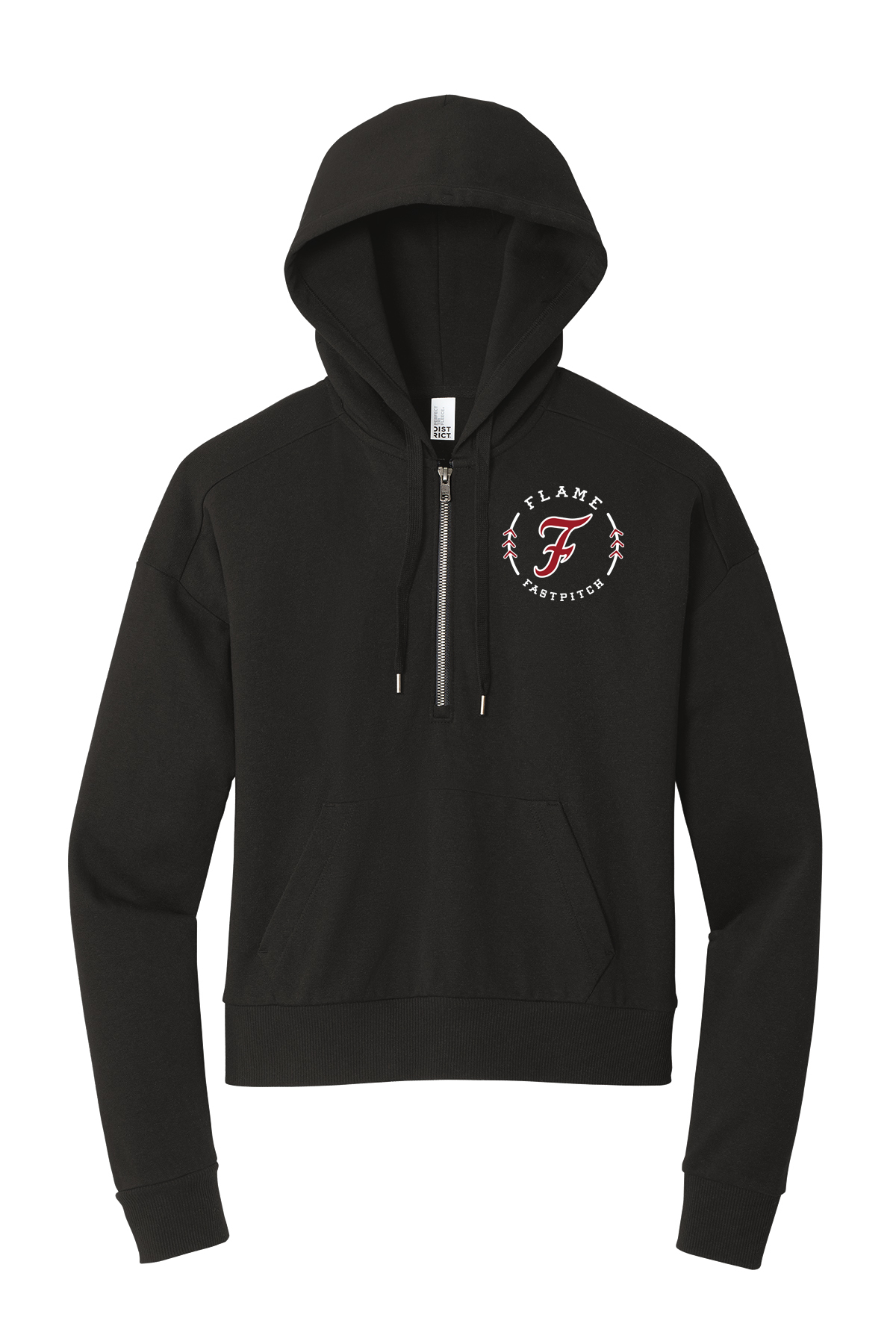 Womens Perfect Tri-Fit Hooded Pullover DT1311 - Black.png