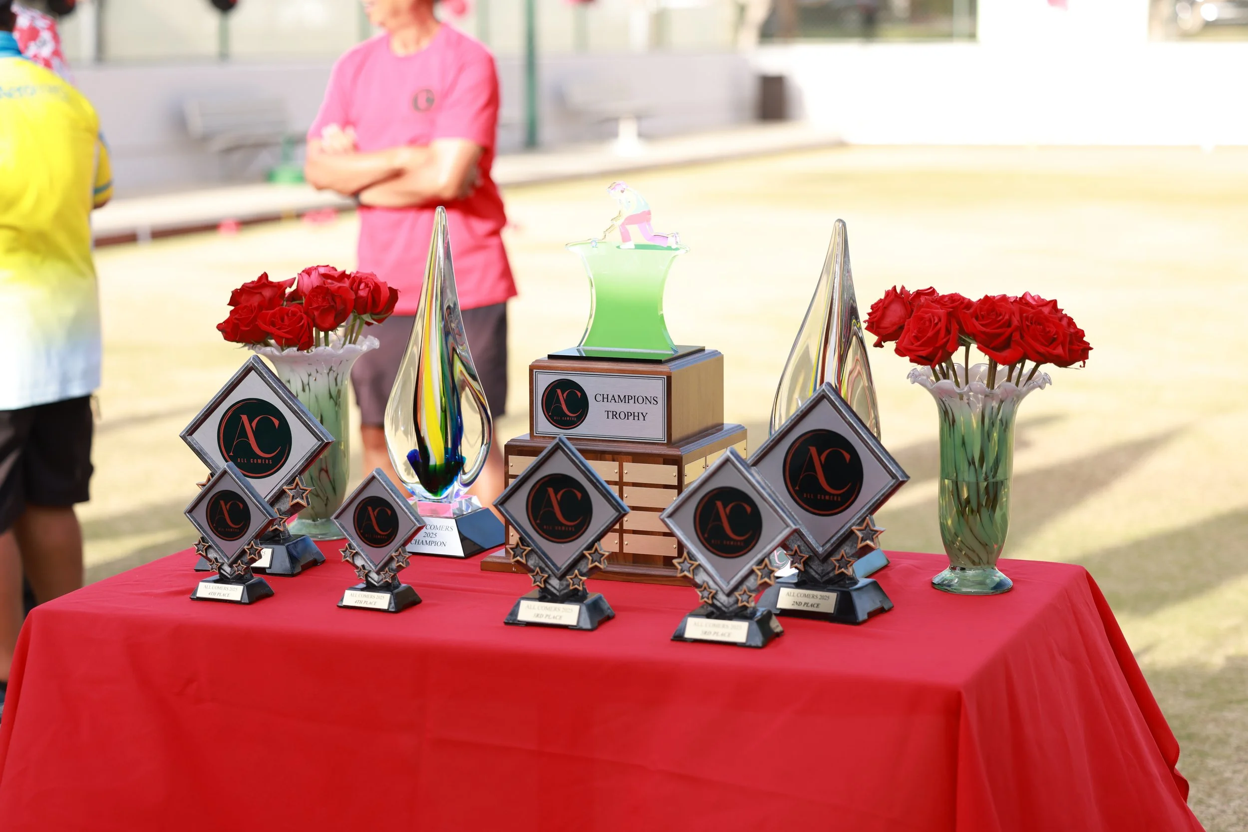 Awards Trophy Table