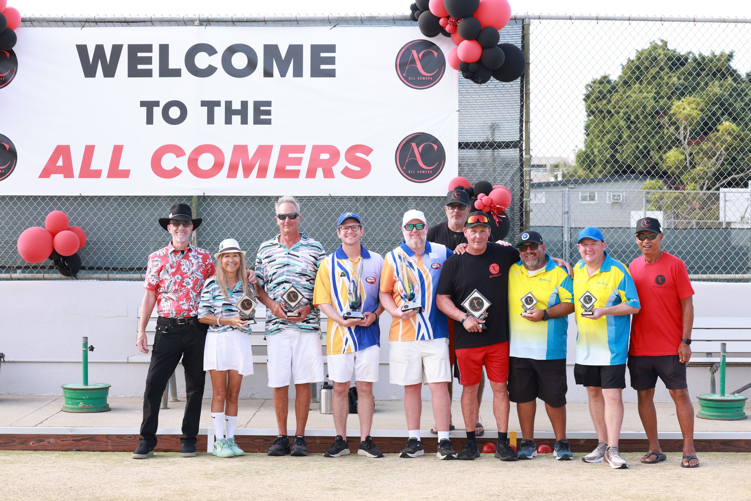 All Comers Champion Line-up