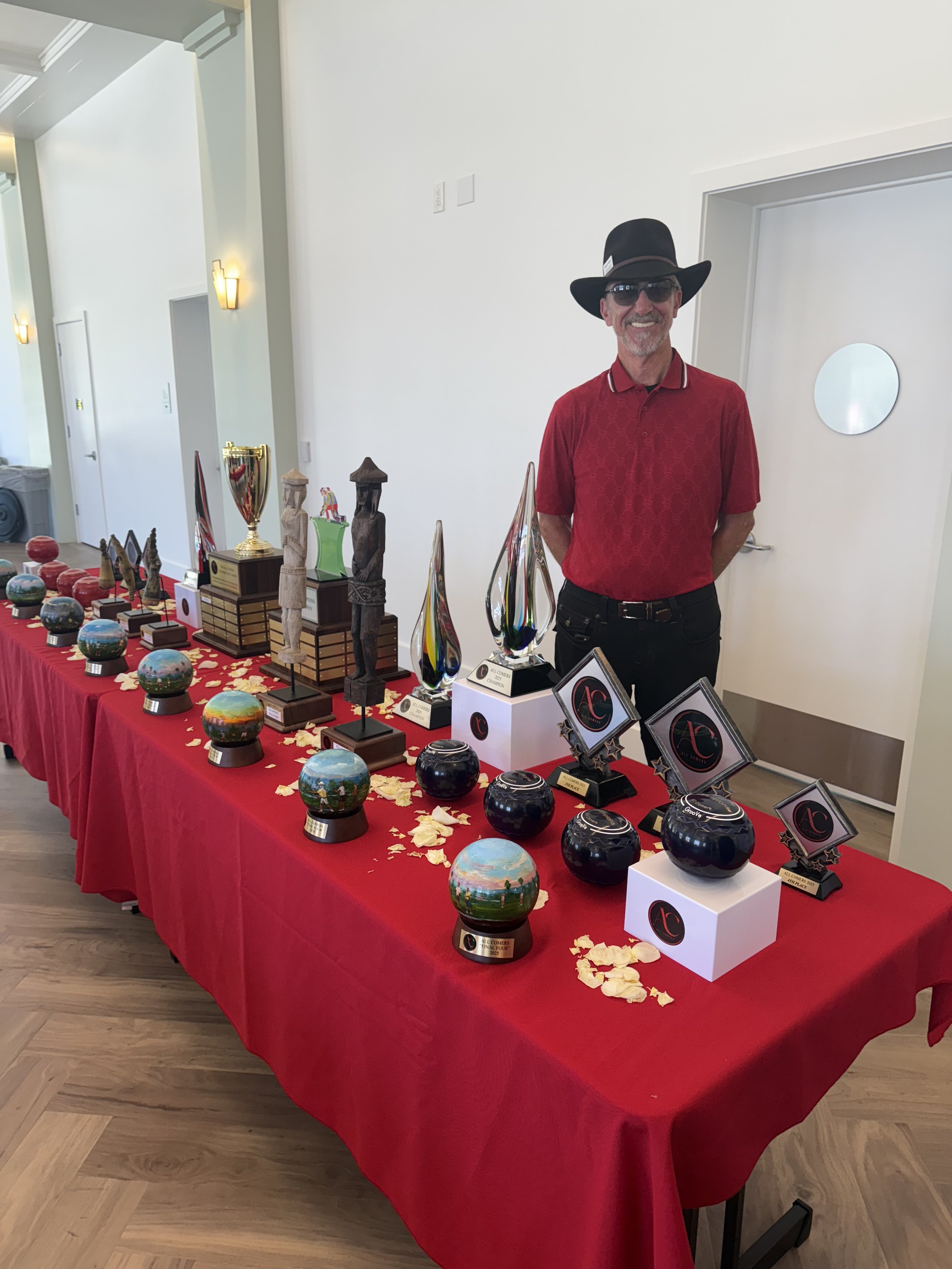 AC Founder at the Trophy Table