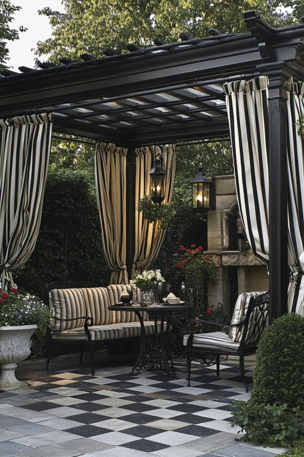 European Patio Style with Timeless Courtyard Charm
