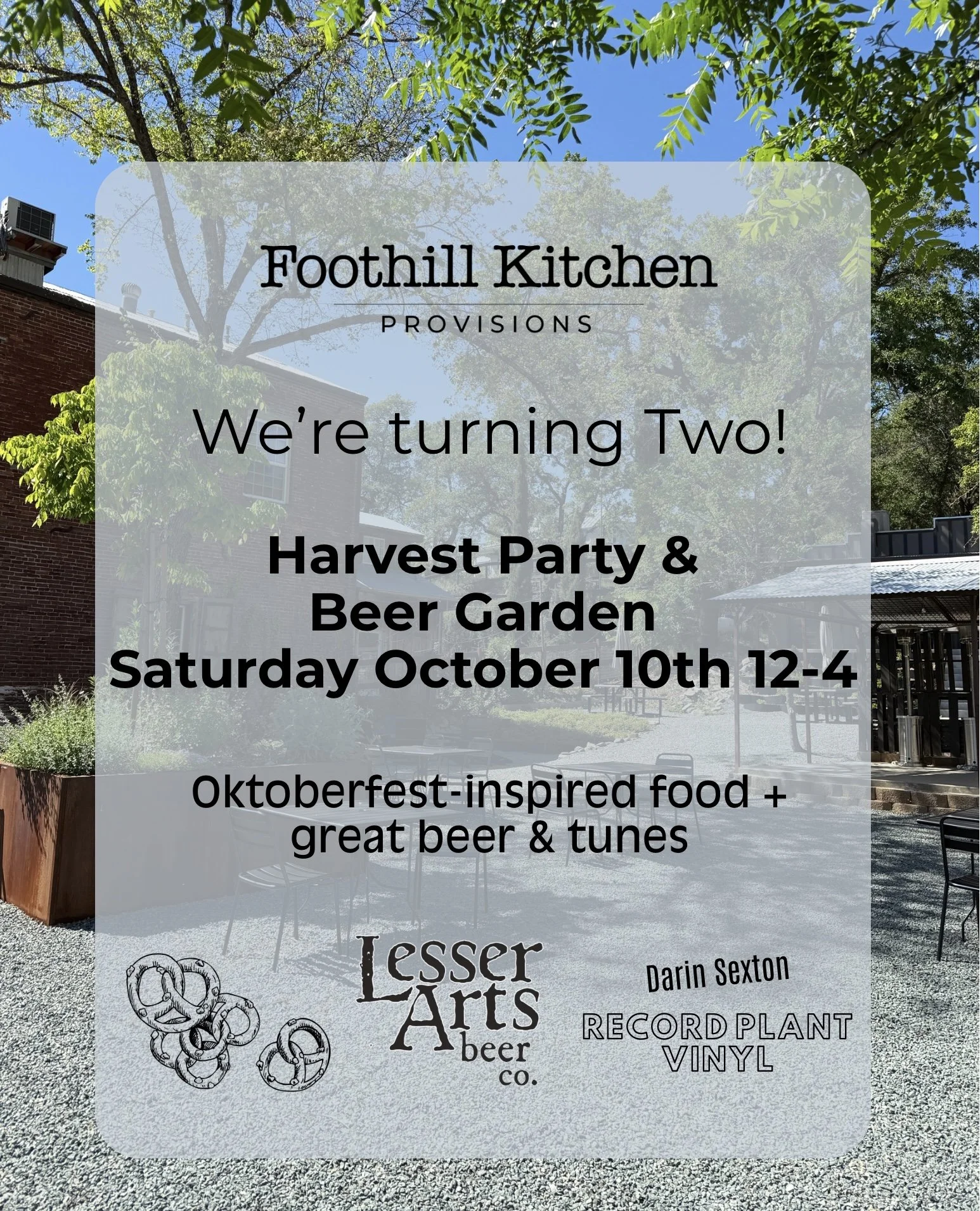 Foothill Kitchen Provisions Anniversary & Harvest Party 
