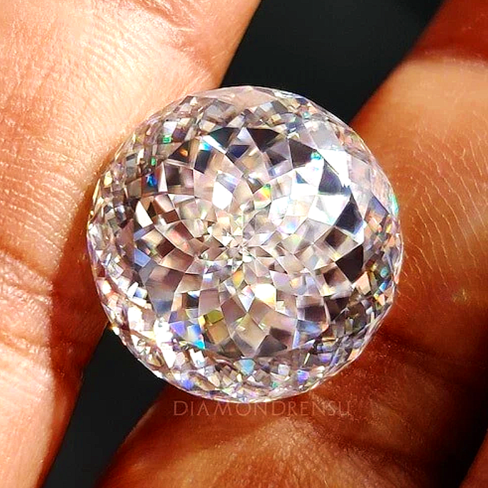 White Russian Cut Natural Zircon