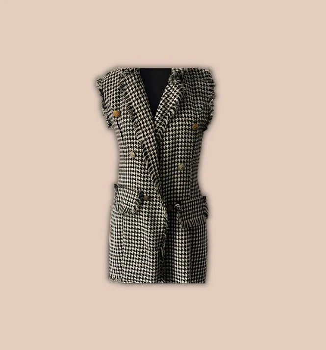 Gemusterte Weste