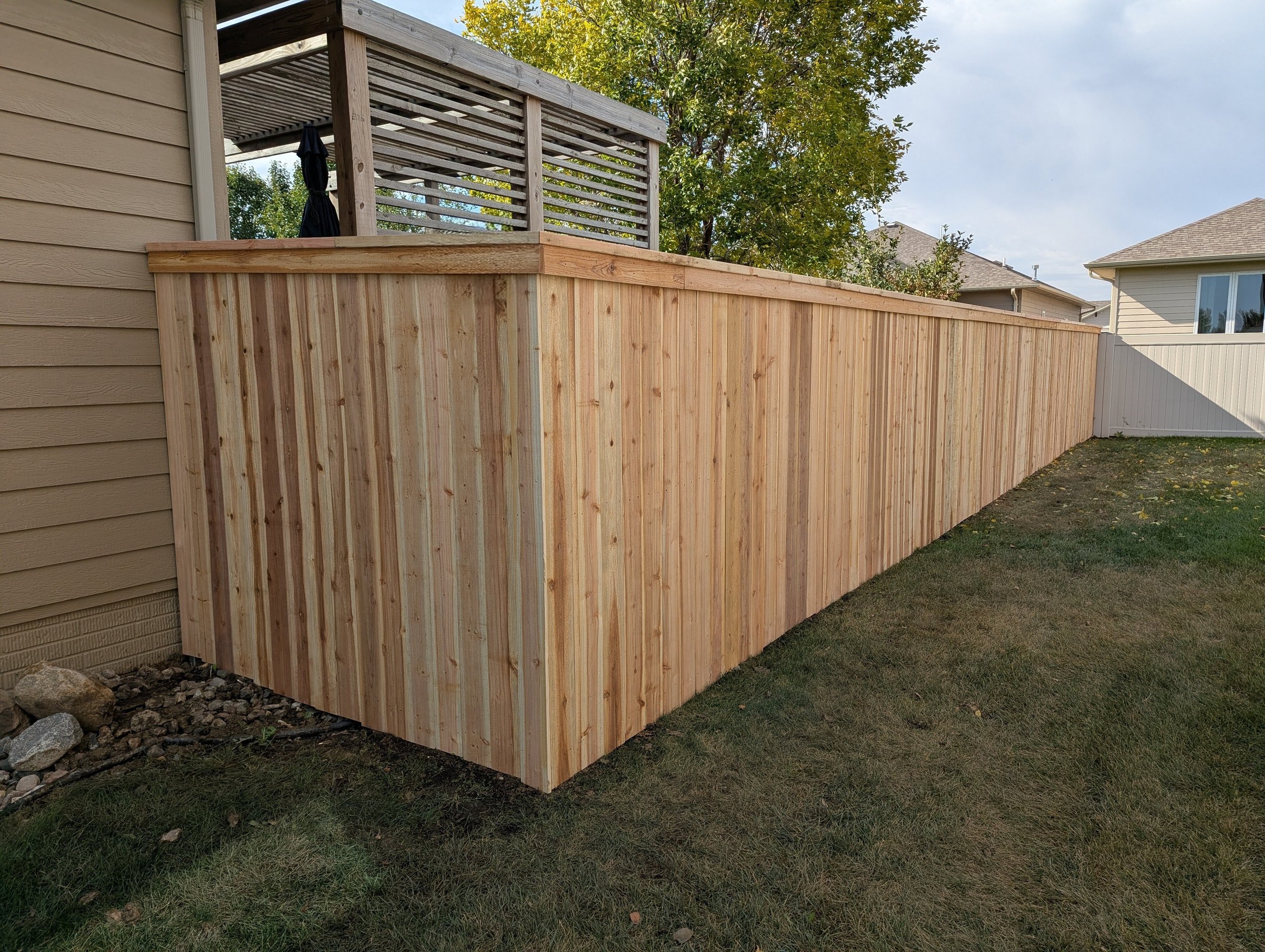 6 ft Cedar Cap Board