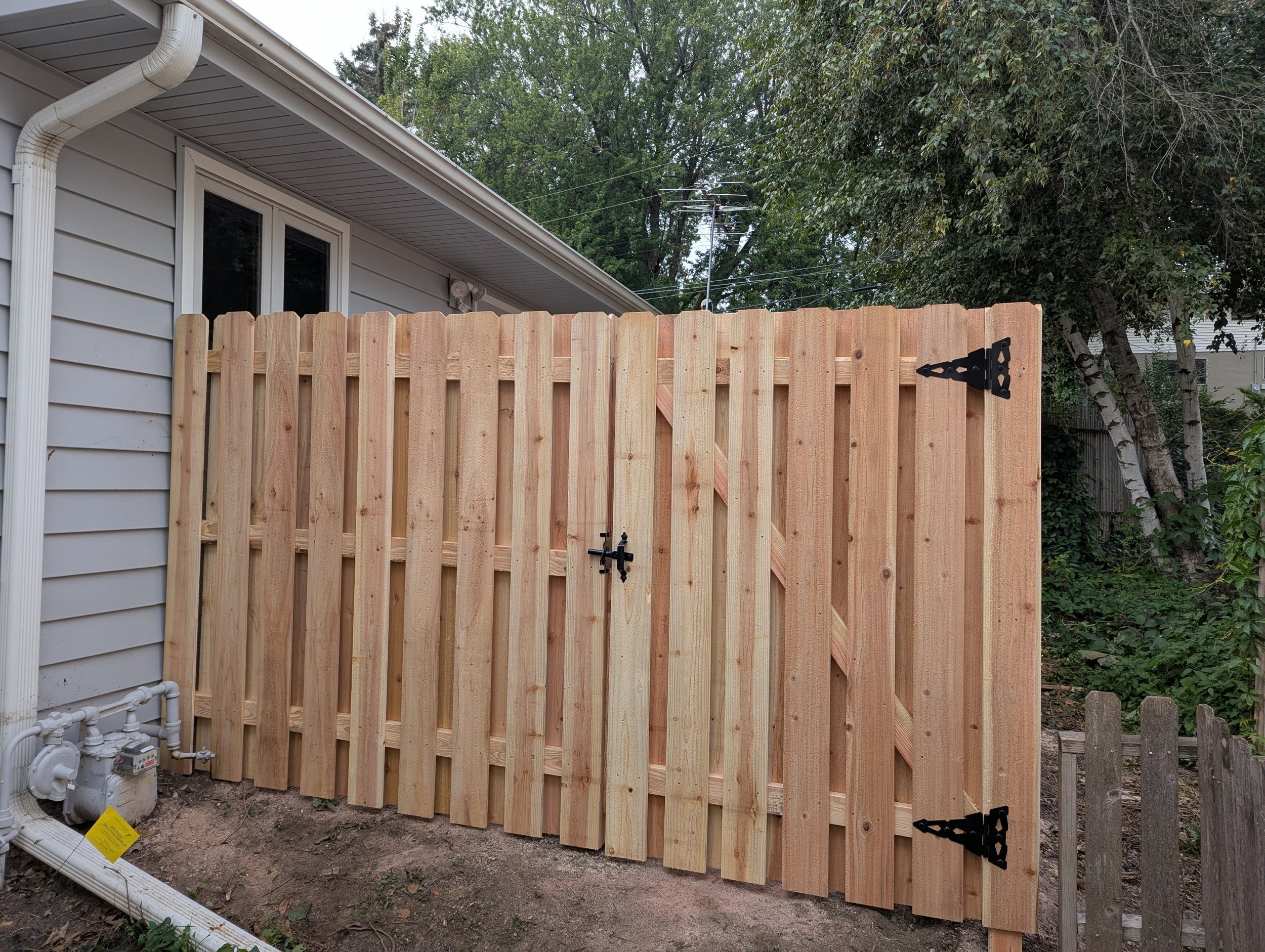 6 ft Cedar Shadowbox