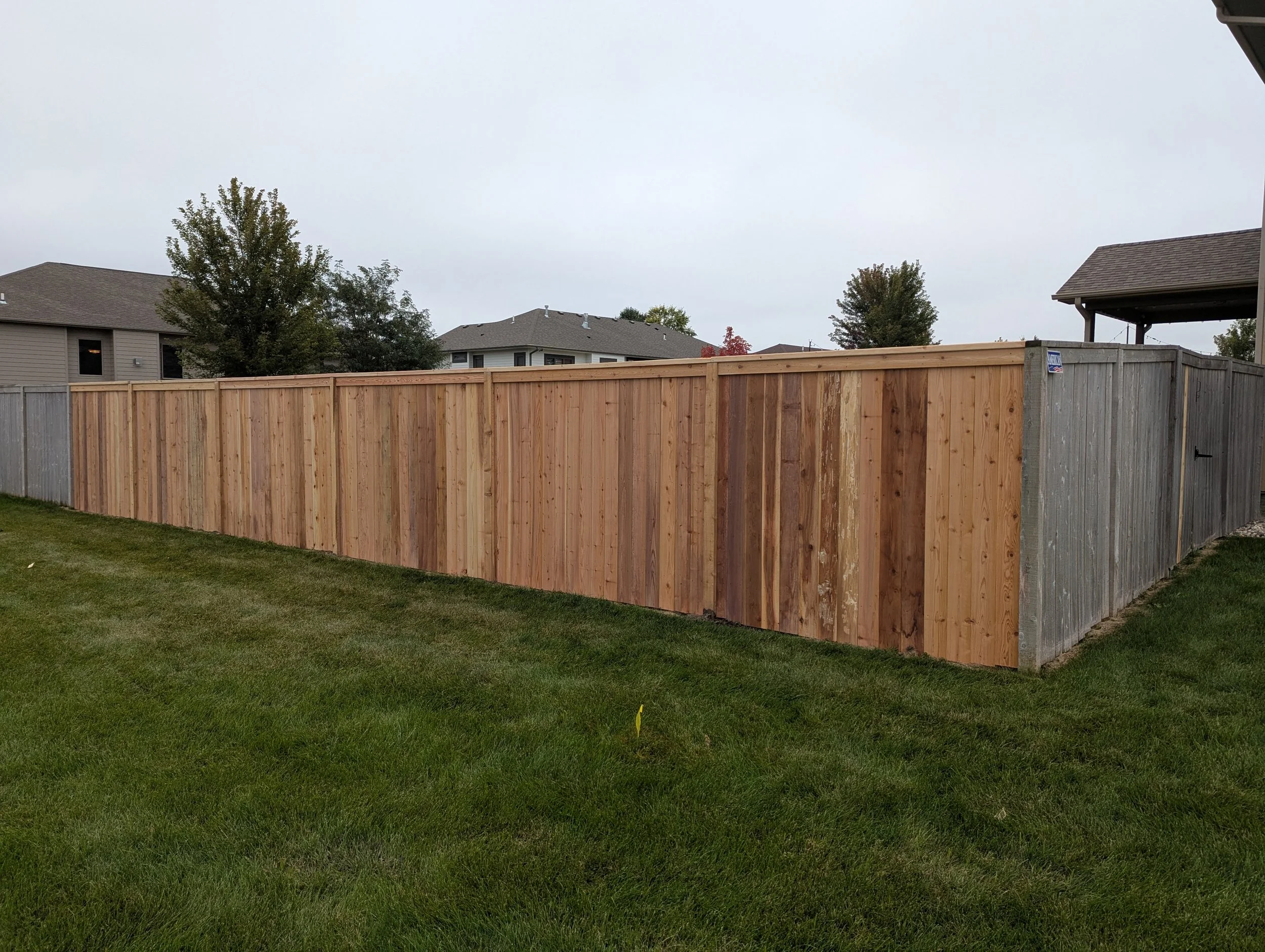 6 ft Cedar Cap Board