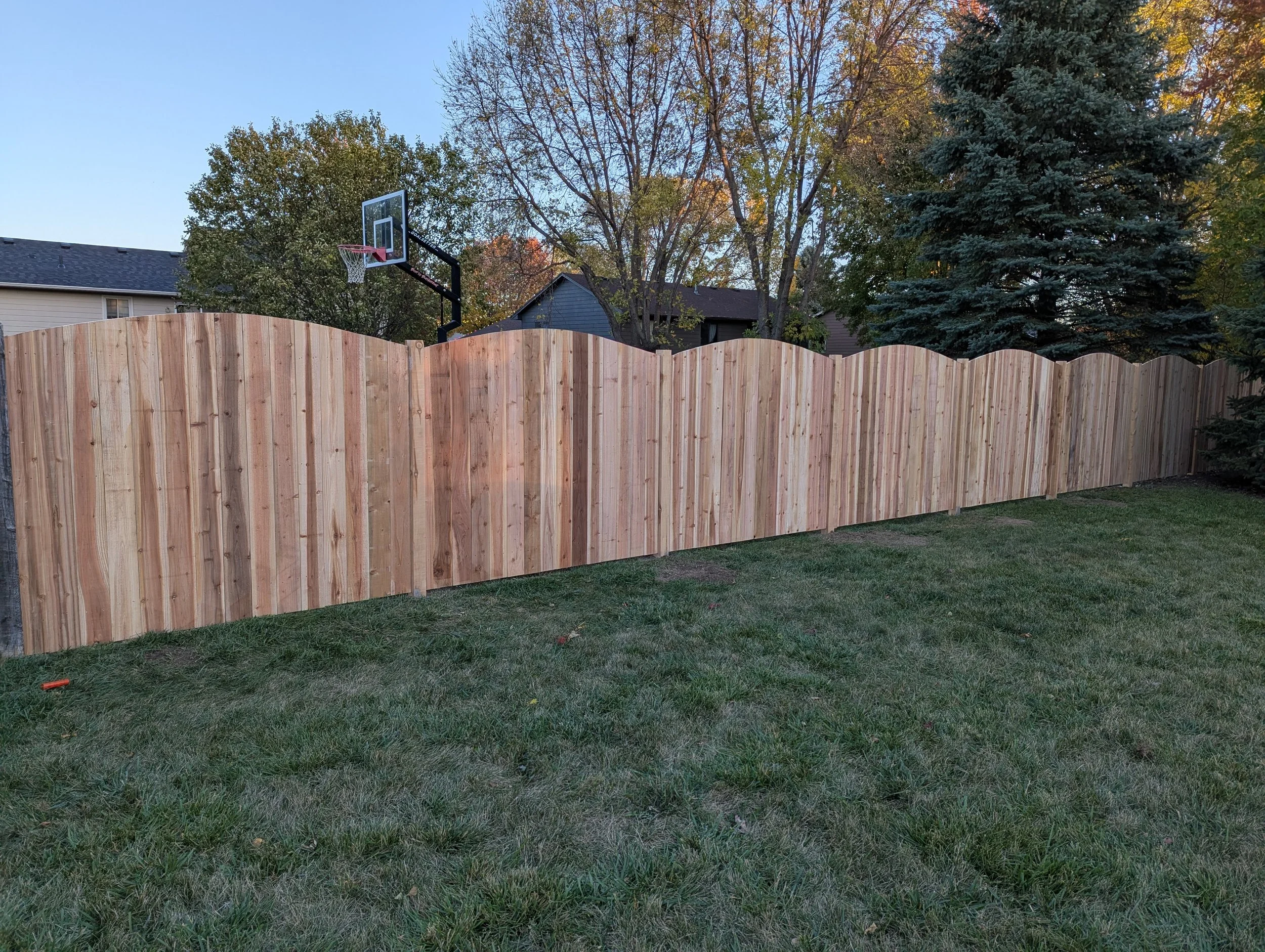 6 ft Over Scallop Cedar