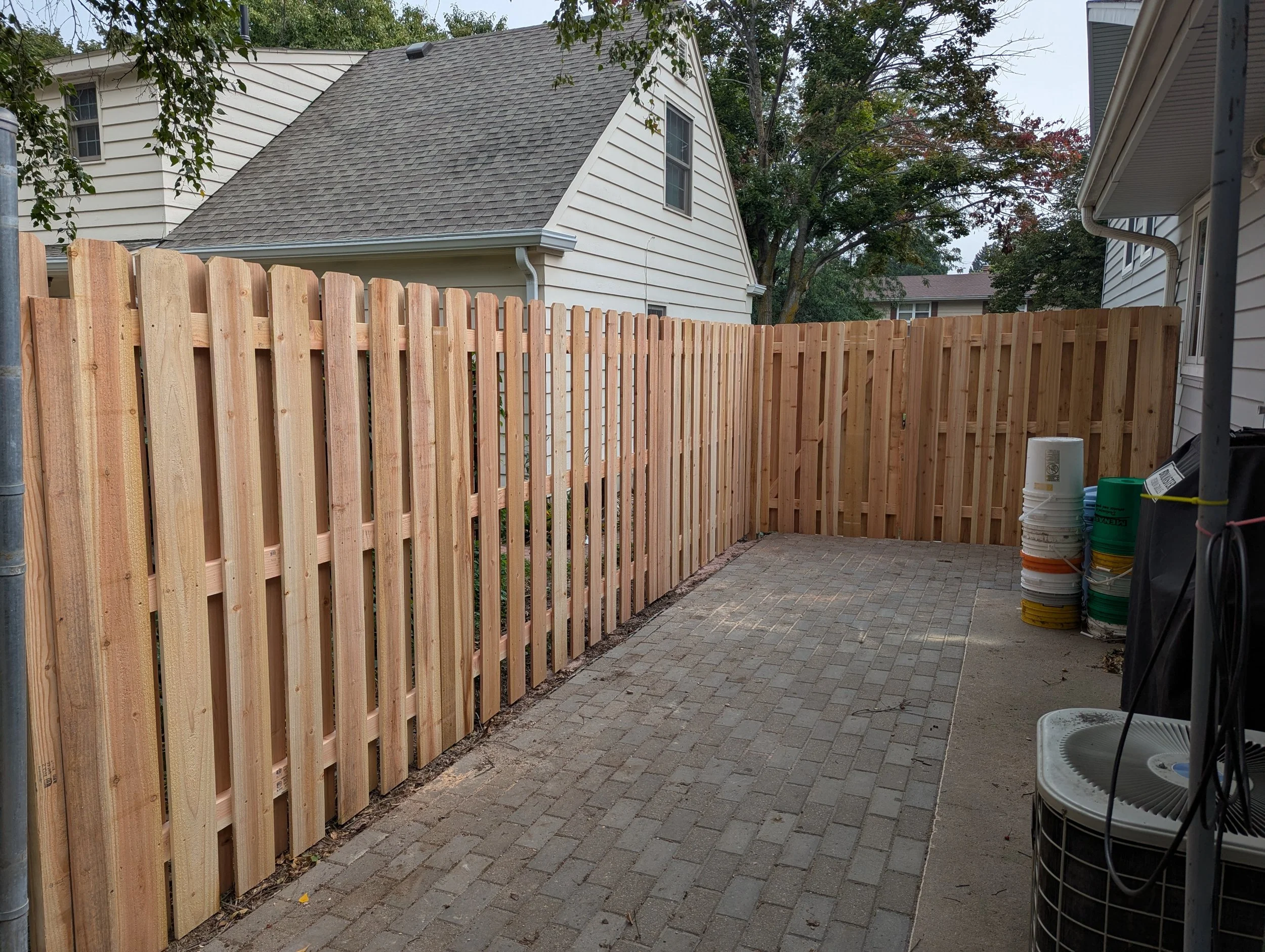 6 ft Cedar Shadowbox