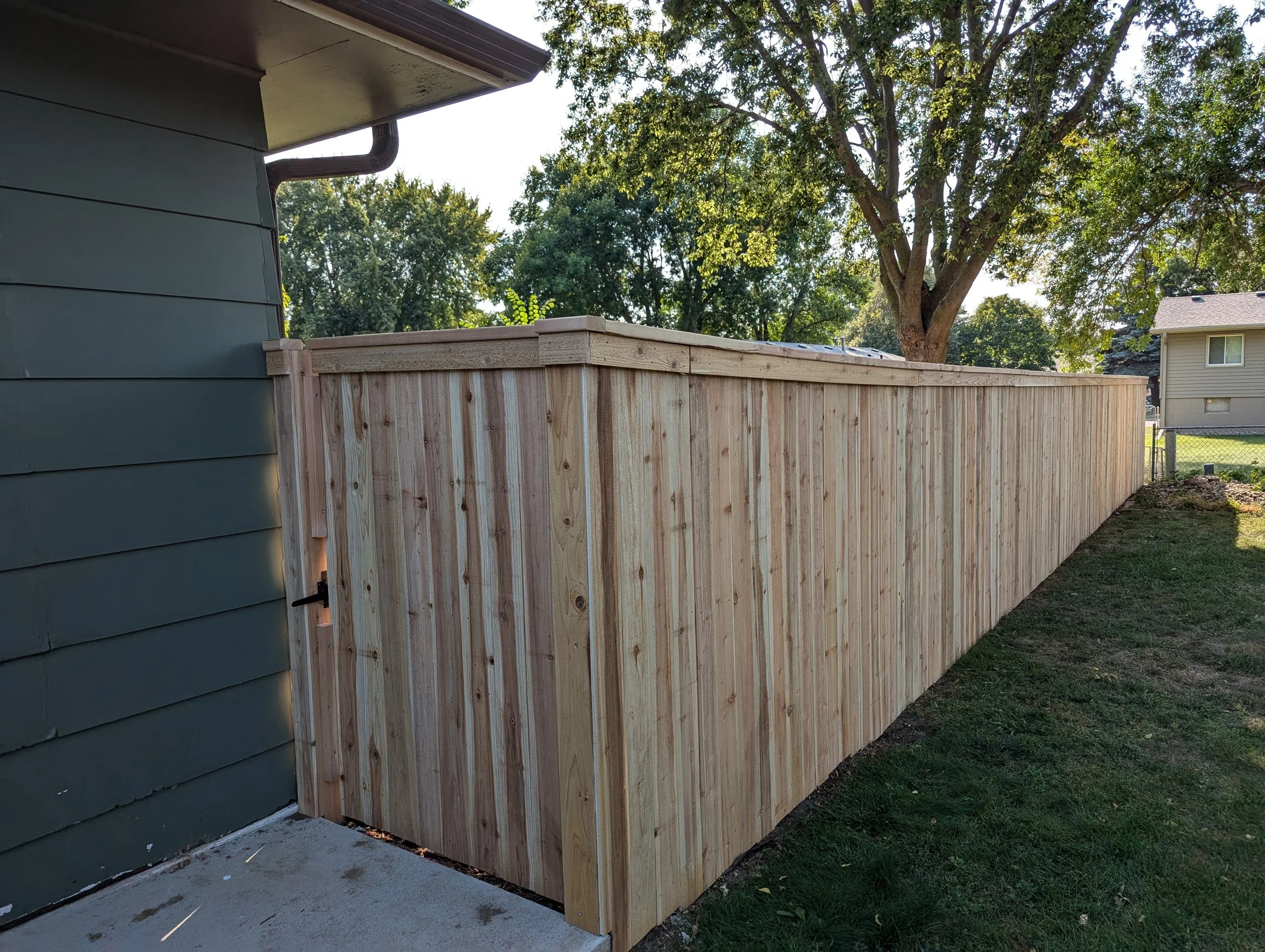 6 ft Cedar Cap Board