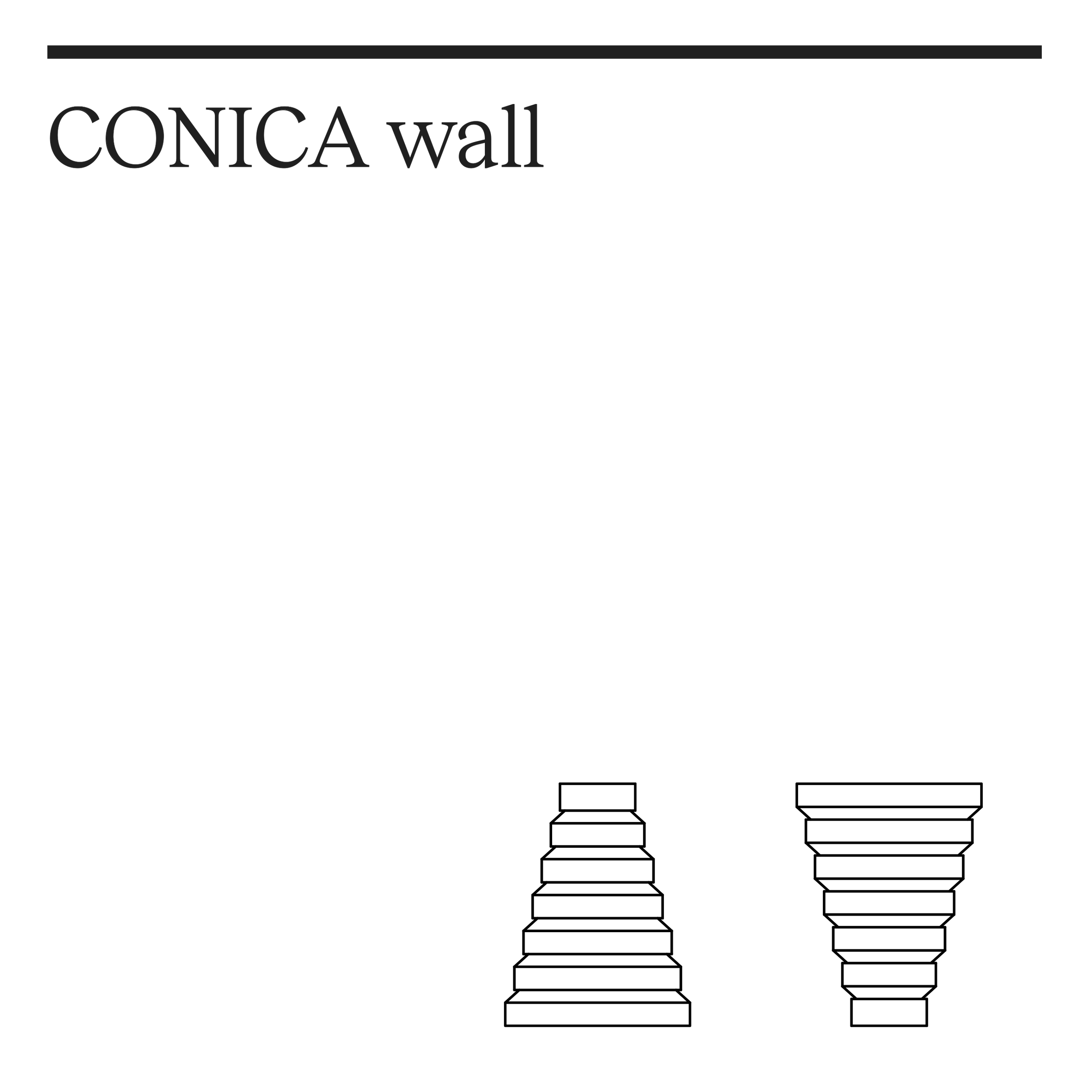 CONICA wall