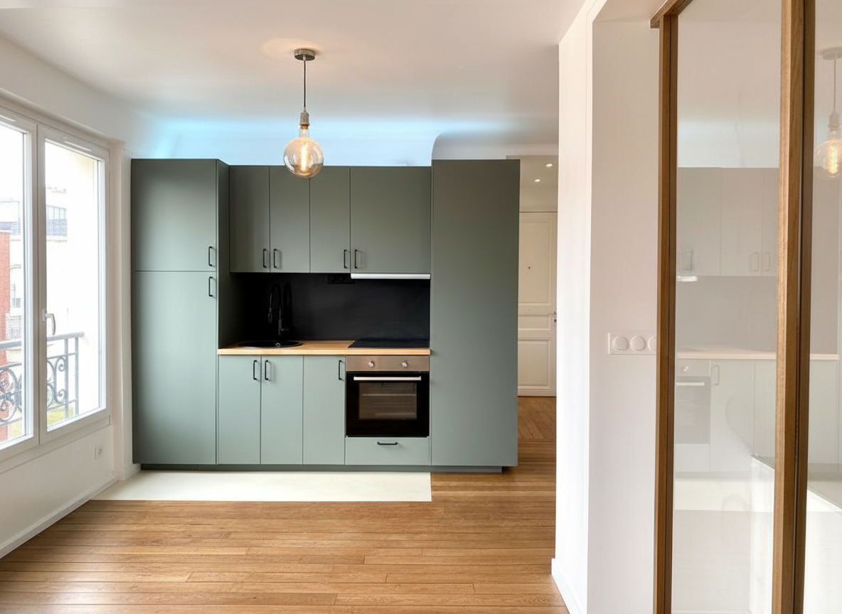 Parisian appartment - A vertical studio