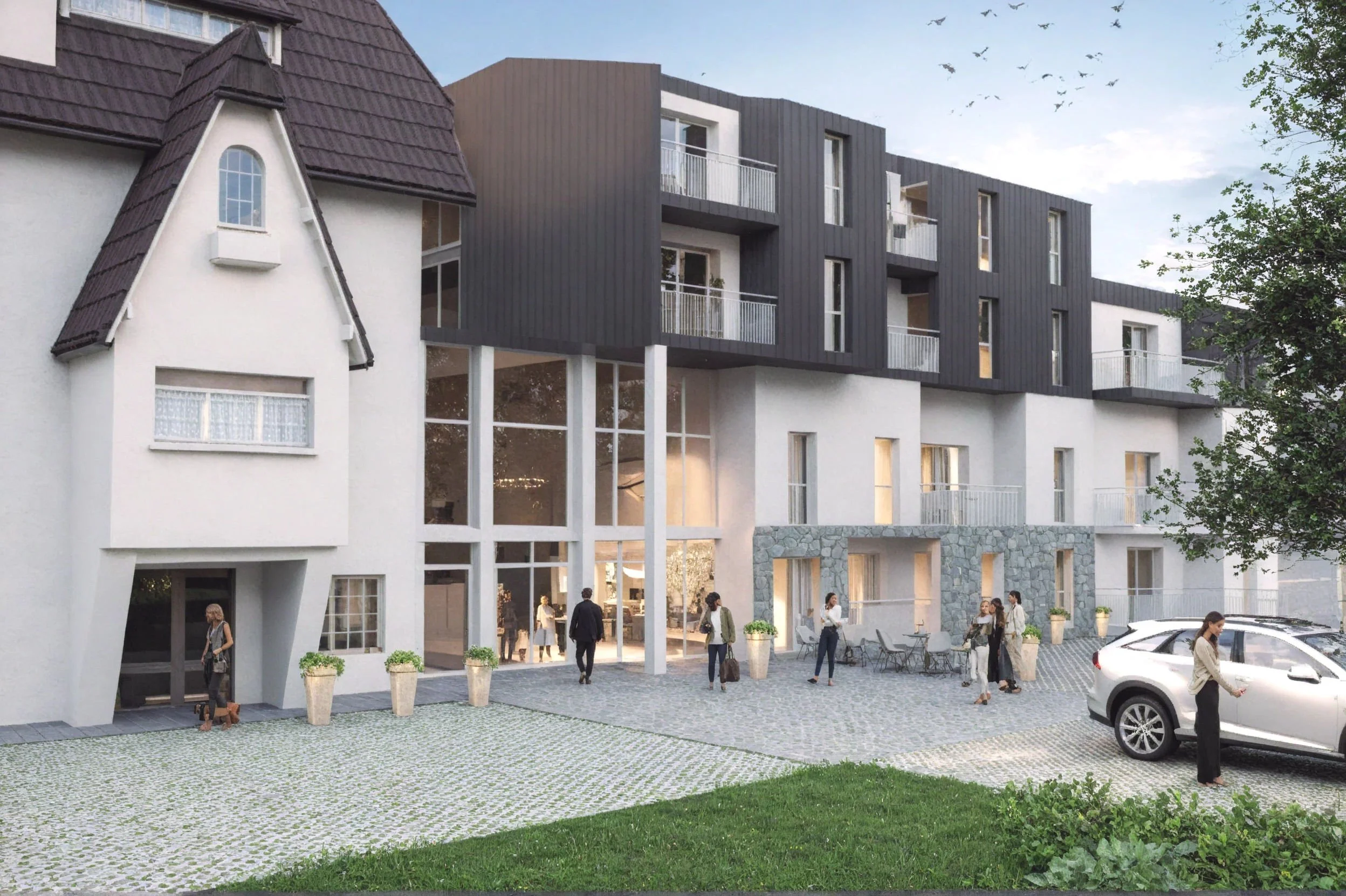 Senior residence, a garden and a gentle way of living