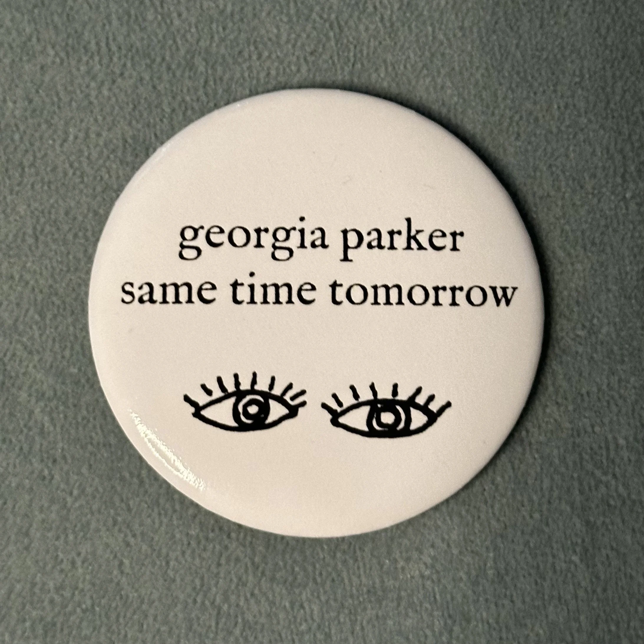 'Same Time Tomorrow' Pin