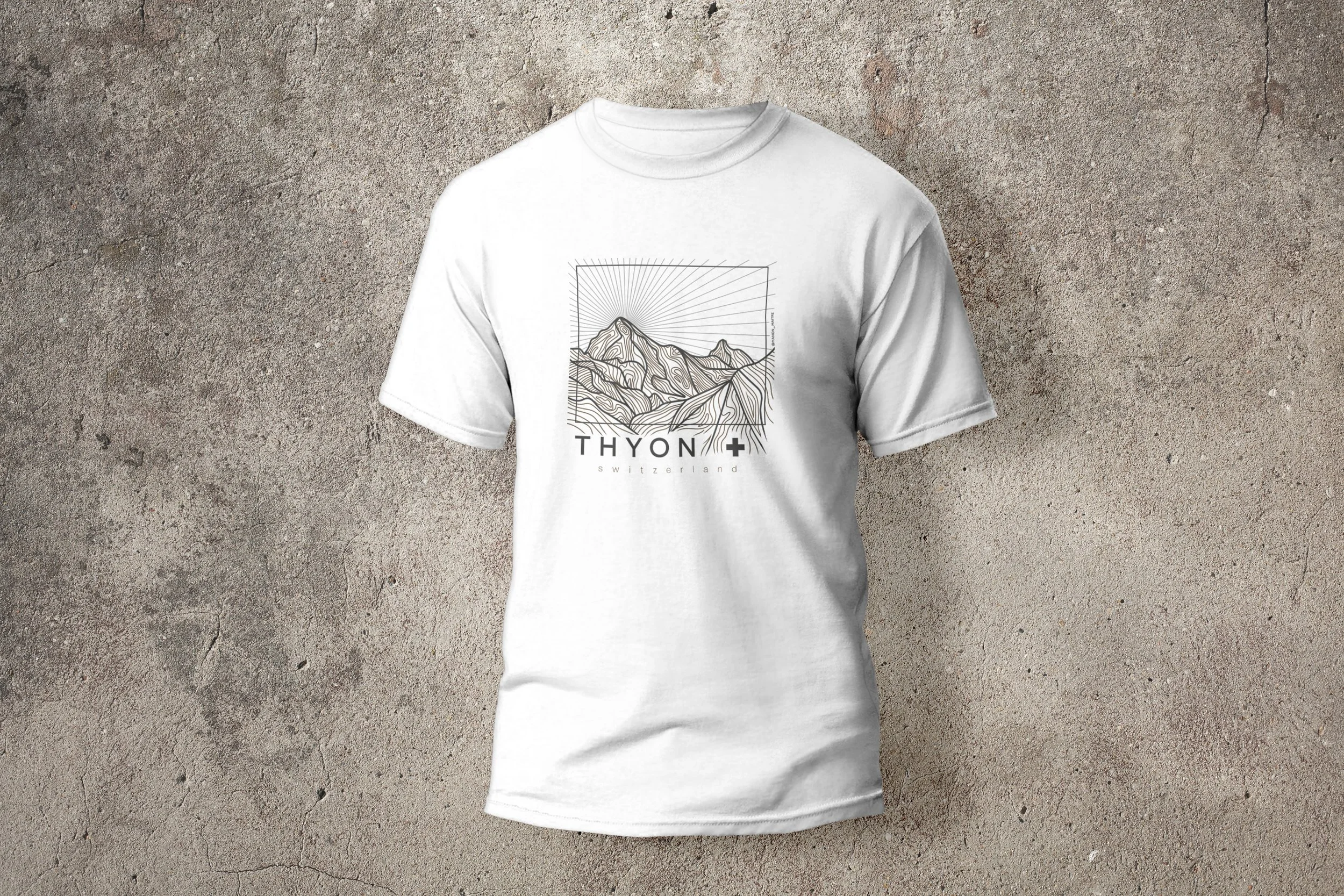 t-hirt Theytaz Sports_dent-blanche_cervin