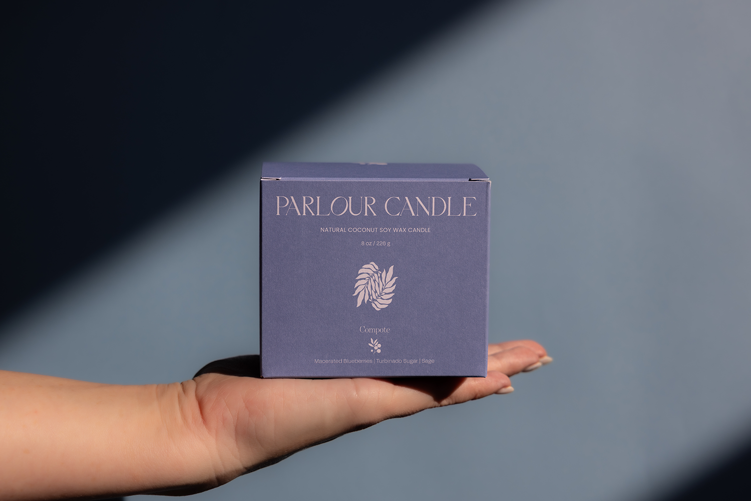 Parlour Candle – Box Packaging & Color Development & Iconography Design
