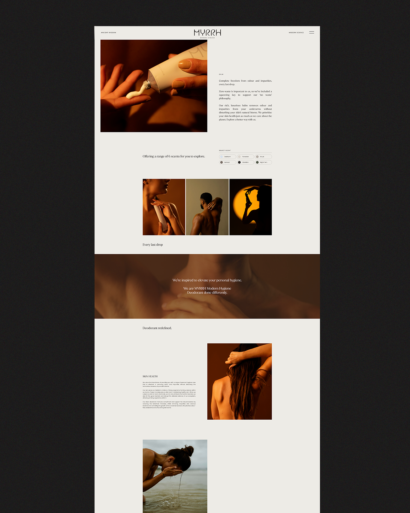 MYRRH – Branding &Packaging Design & Website Design
