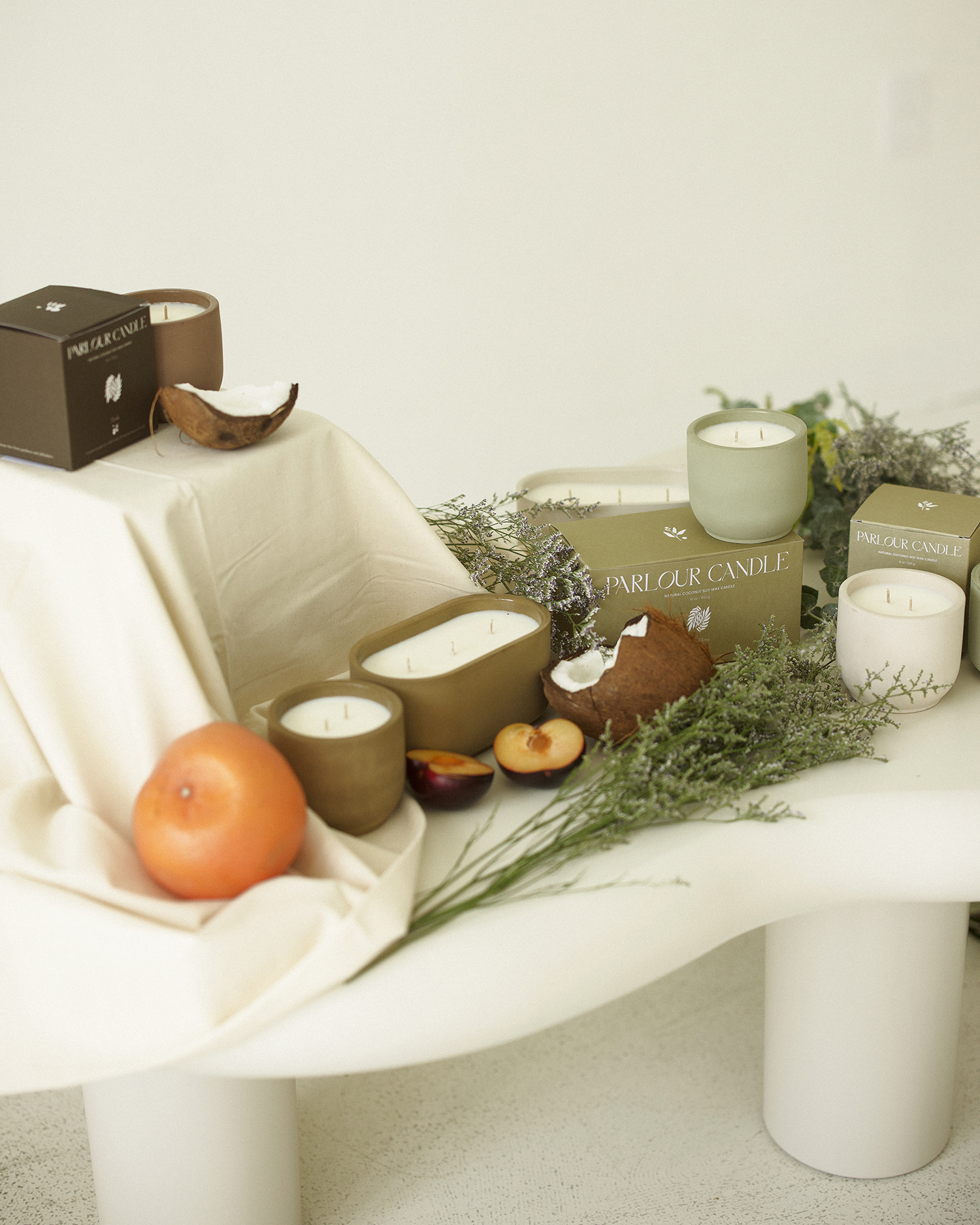 Parlour Candle - Branding & Packaging & Shopify Design + Development