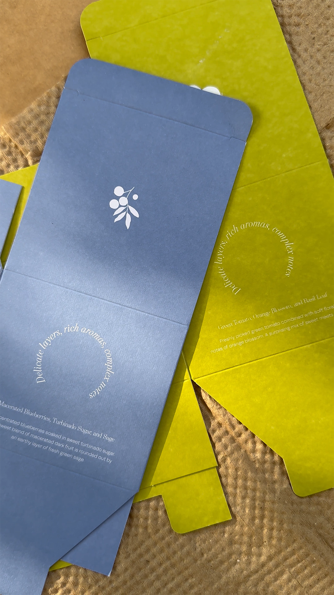 Parlour Candle – Box Packaging & Color Development & Iconography Design