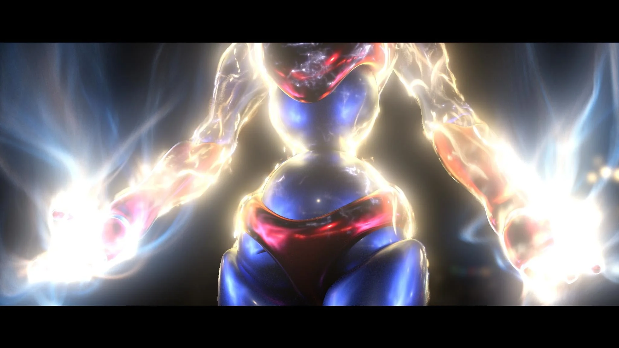 Captain Marvel glowing FX
