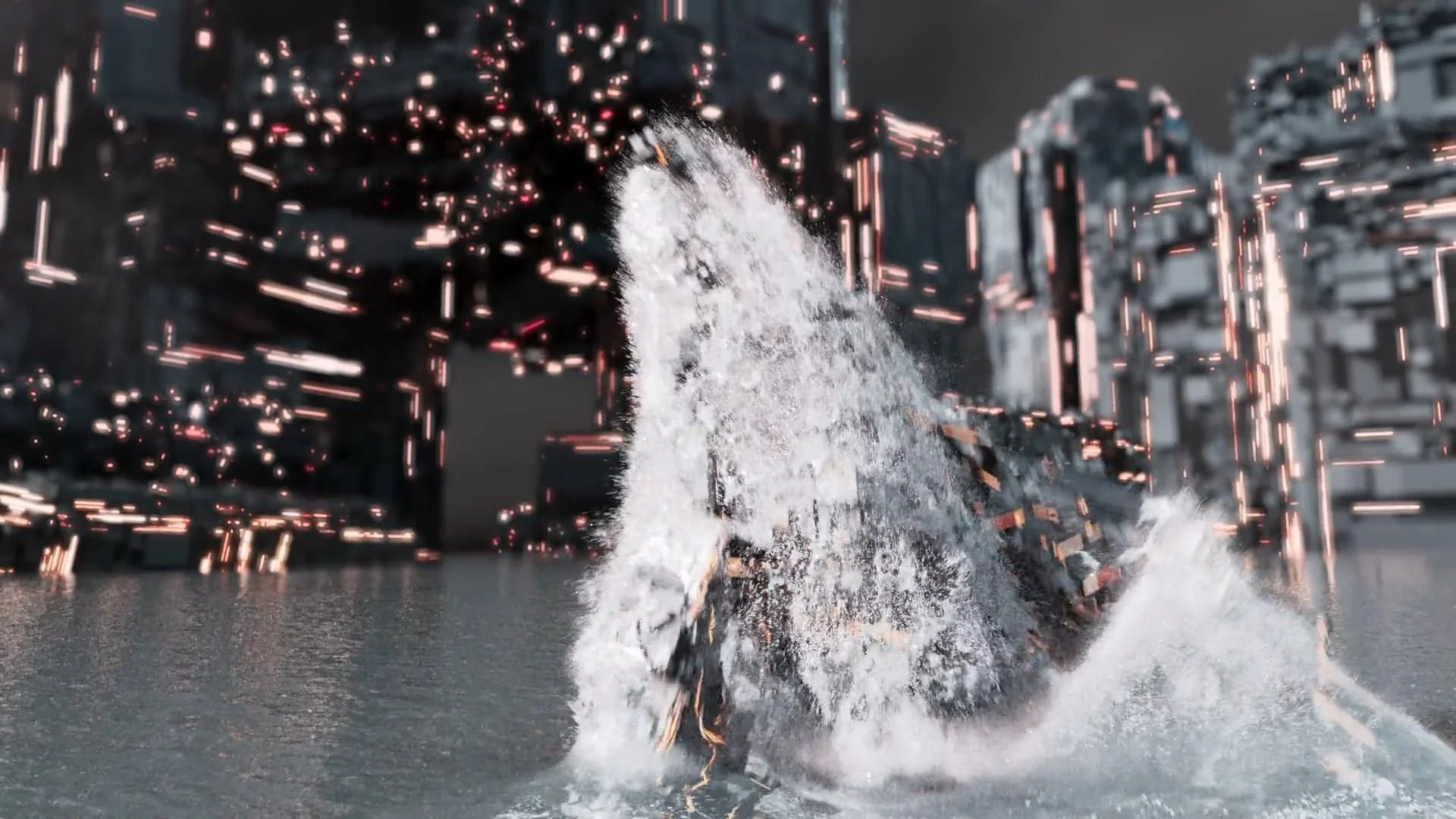 FX Whale Jump Houdini FX