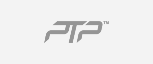 Gray logo with stylized letters 'F' and 'P' and a small 'TM' symbol.