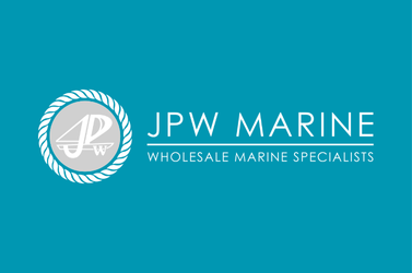 Logo of JPW Marine with text 'JPW Marine' and 'Wholesale Marine Specialists' on a teal background.