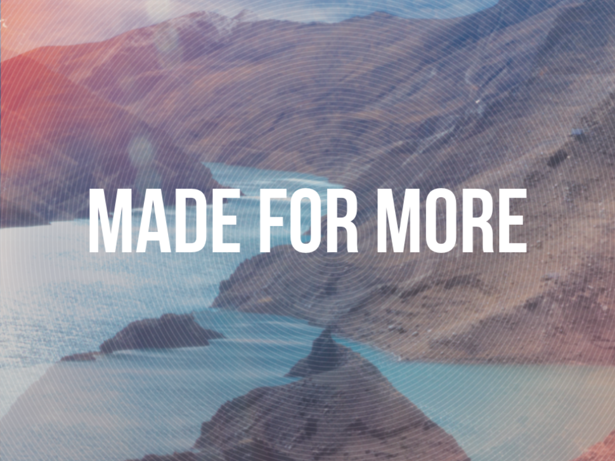 Made for more