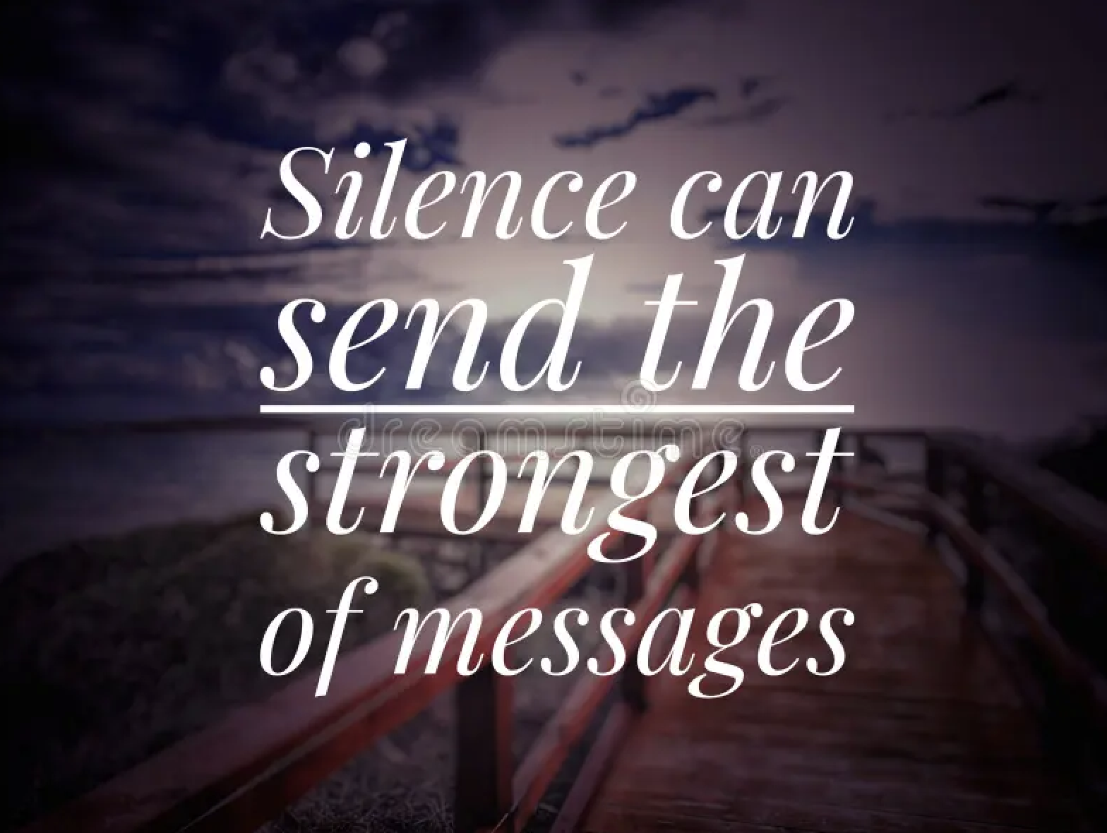In the silence