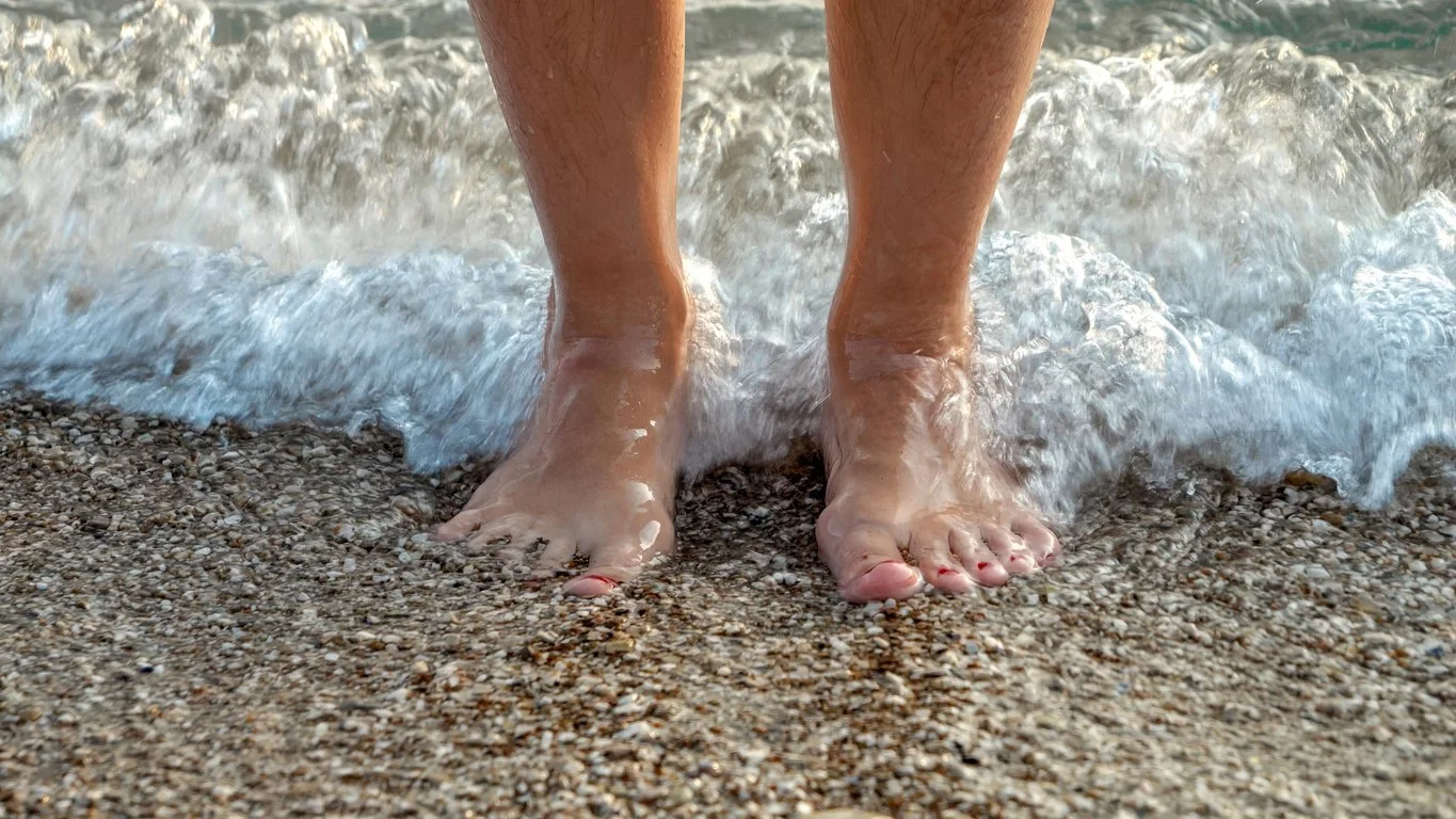Healing is like a shoreline